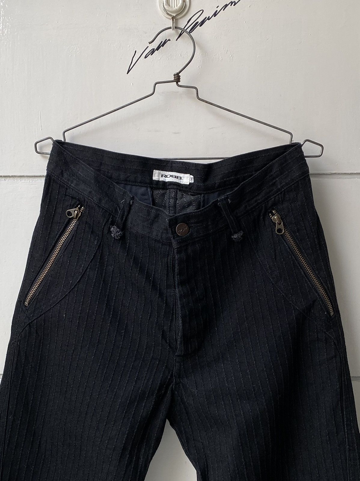 Other ROBB Striped Black Pants Size US 28 / EU 44 - 12 Thumbnail