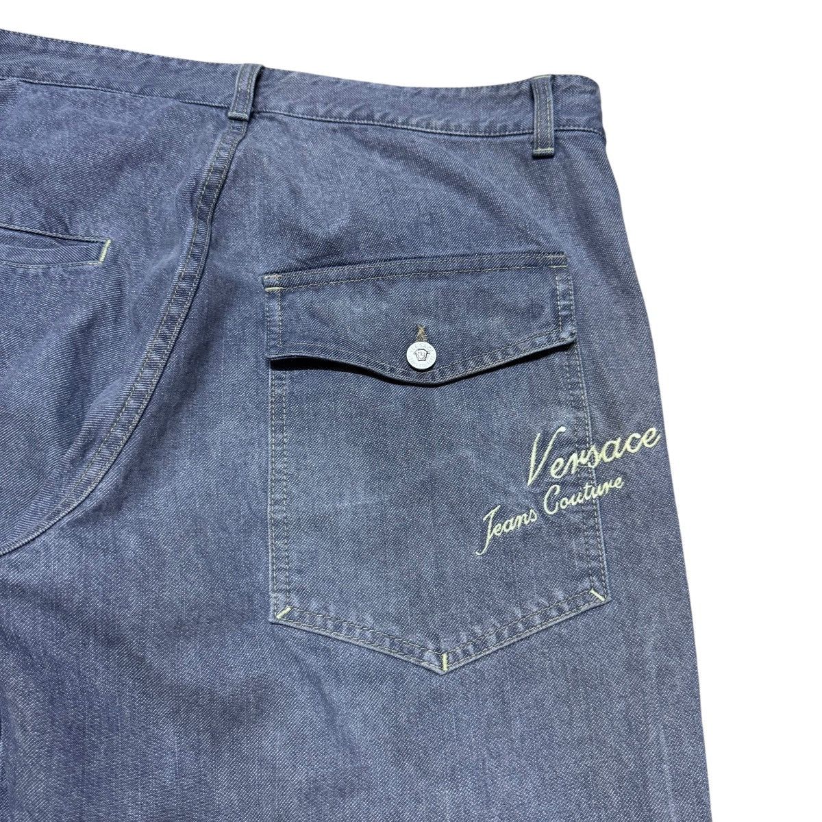 Versace Jeans Couture Versace Embroidery Denim Baggy Jeans Size US 36 / EU 52 - 12 Thumbnail