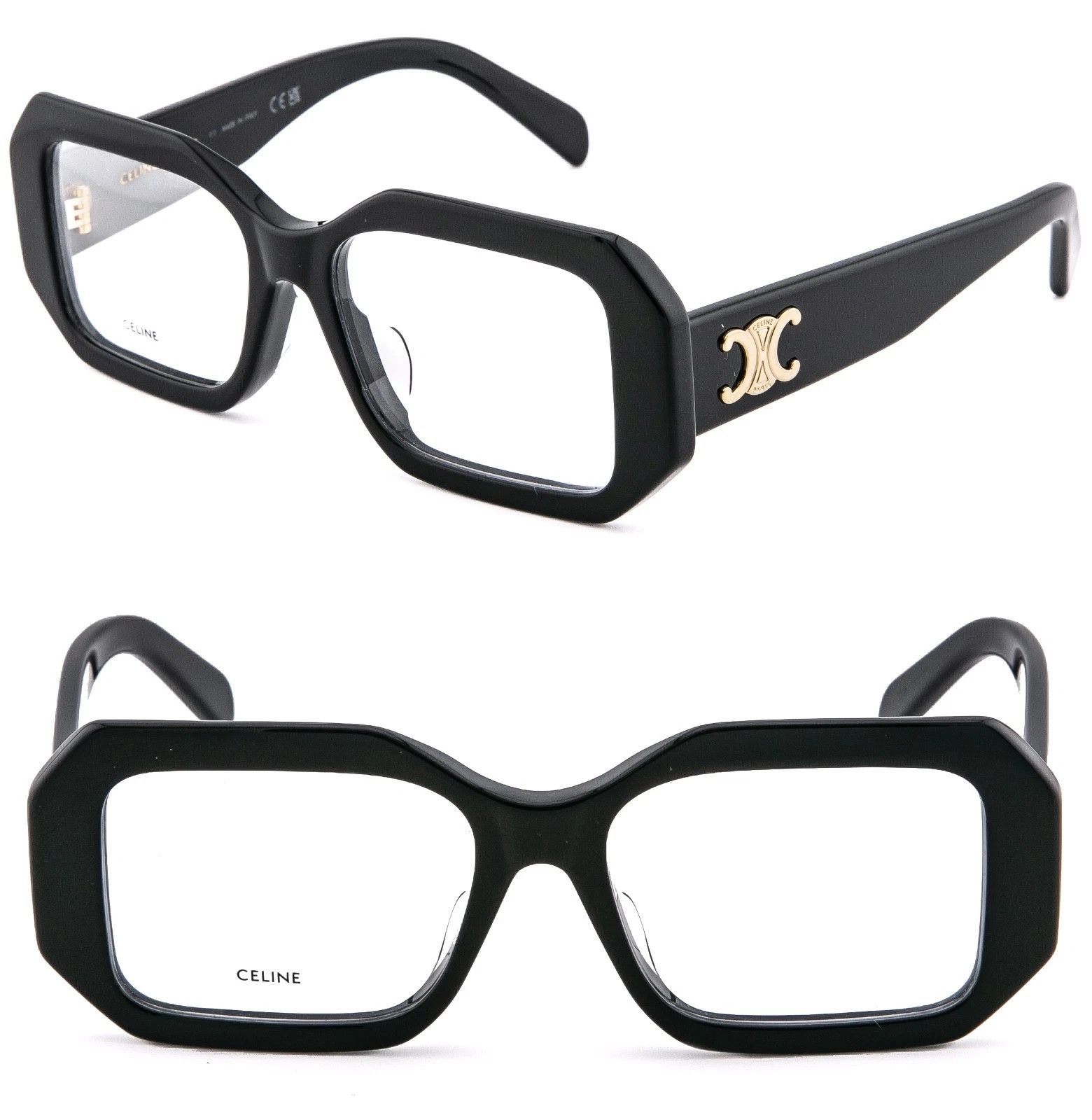 Celine CELINE 50155 TRIOMPHE Optical Fashion CL50155F 001 Size ONE SIZE - 1 Thumbnail