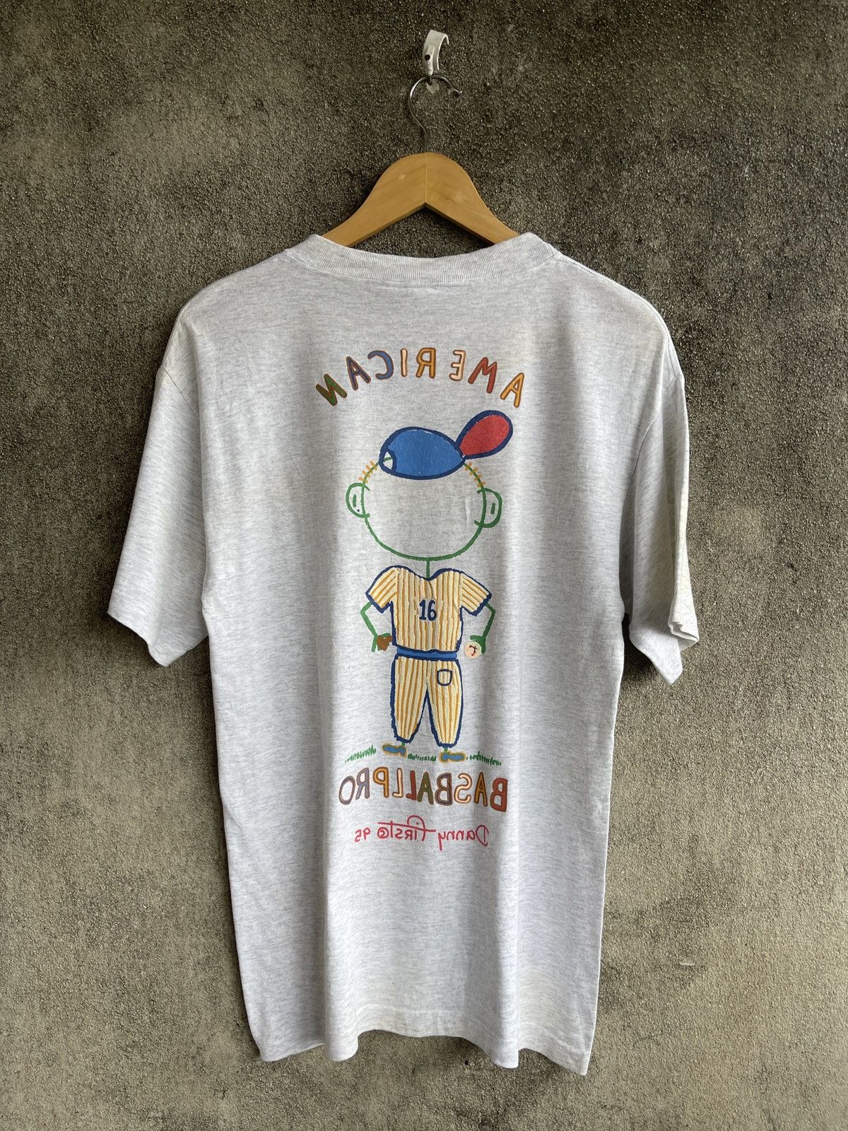 Cartoon Network Rare🔥Vtg 90’s Danny First American Basballpro Arts Tee Size US M / EU 48-50 / 2 - 2 Thumbnail