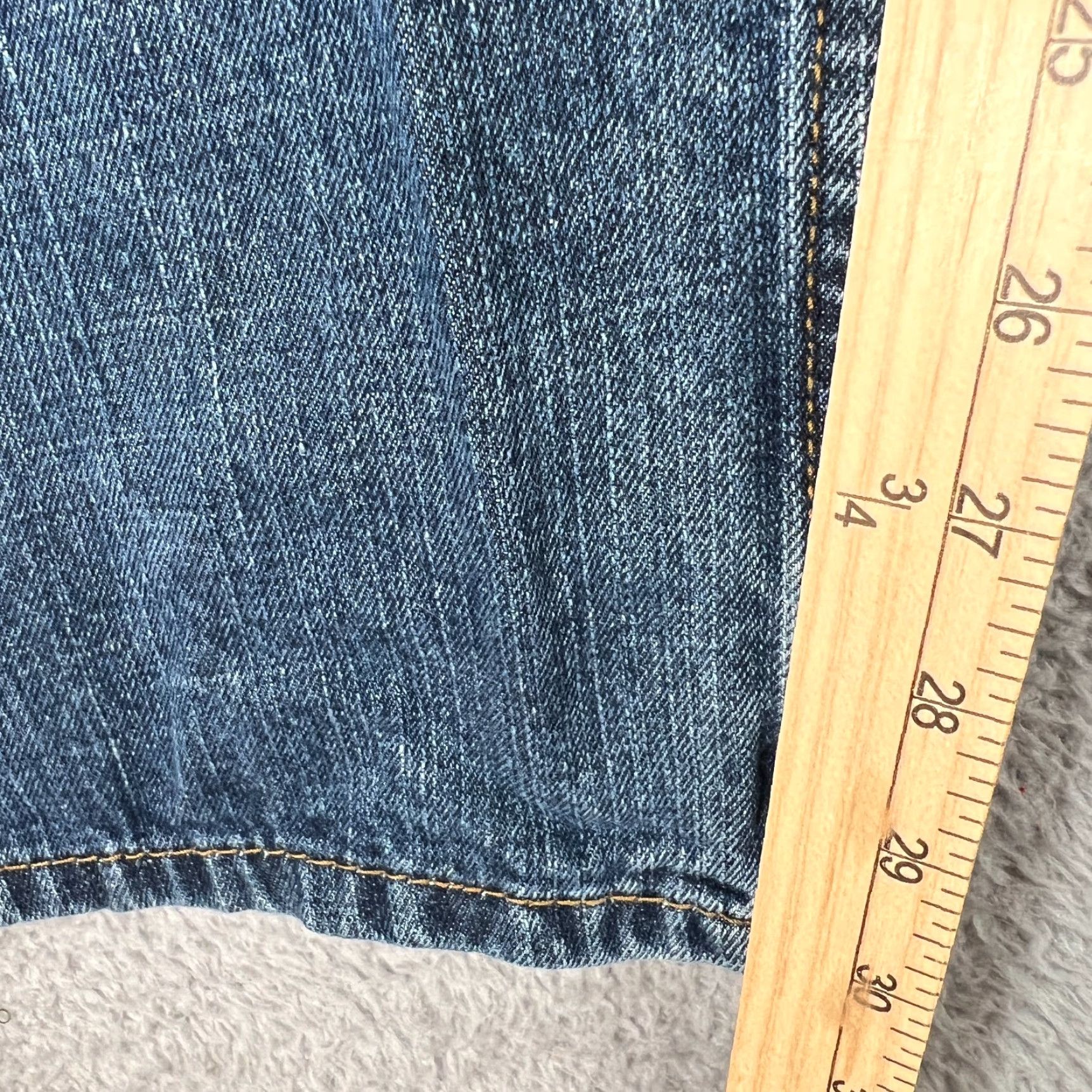 Levi's VINTAGE Levi's 569 Baggy Jeans Men's 38x30 Relaxed Fit Dark Blue Denim Wide-Leg Pants Size US 38 / EU 54 - 2 Thumbnail