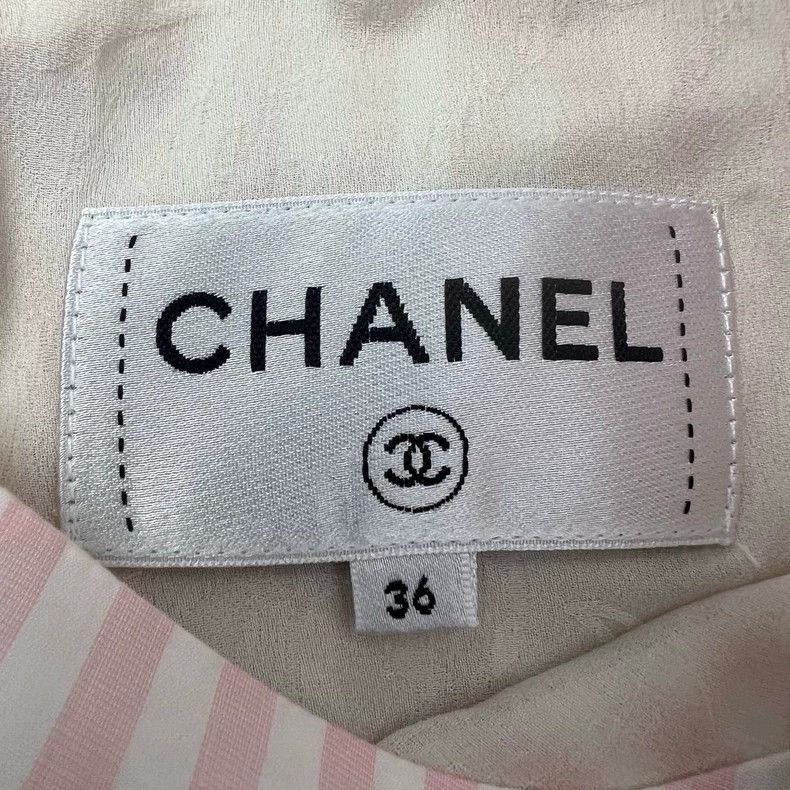 Chanel Chanel Cruise series pink waistless sleeveless top 2505-Nex Size XS / US 0-2 / IT 36-38 - 3 Thumbnail