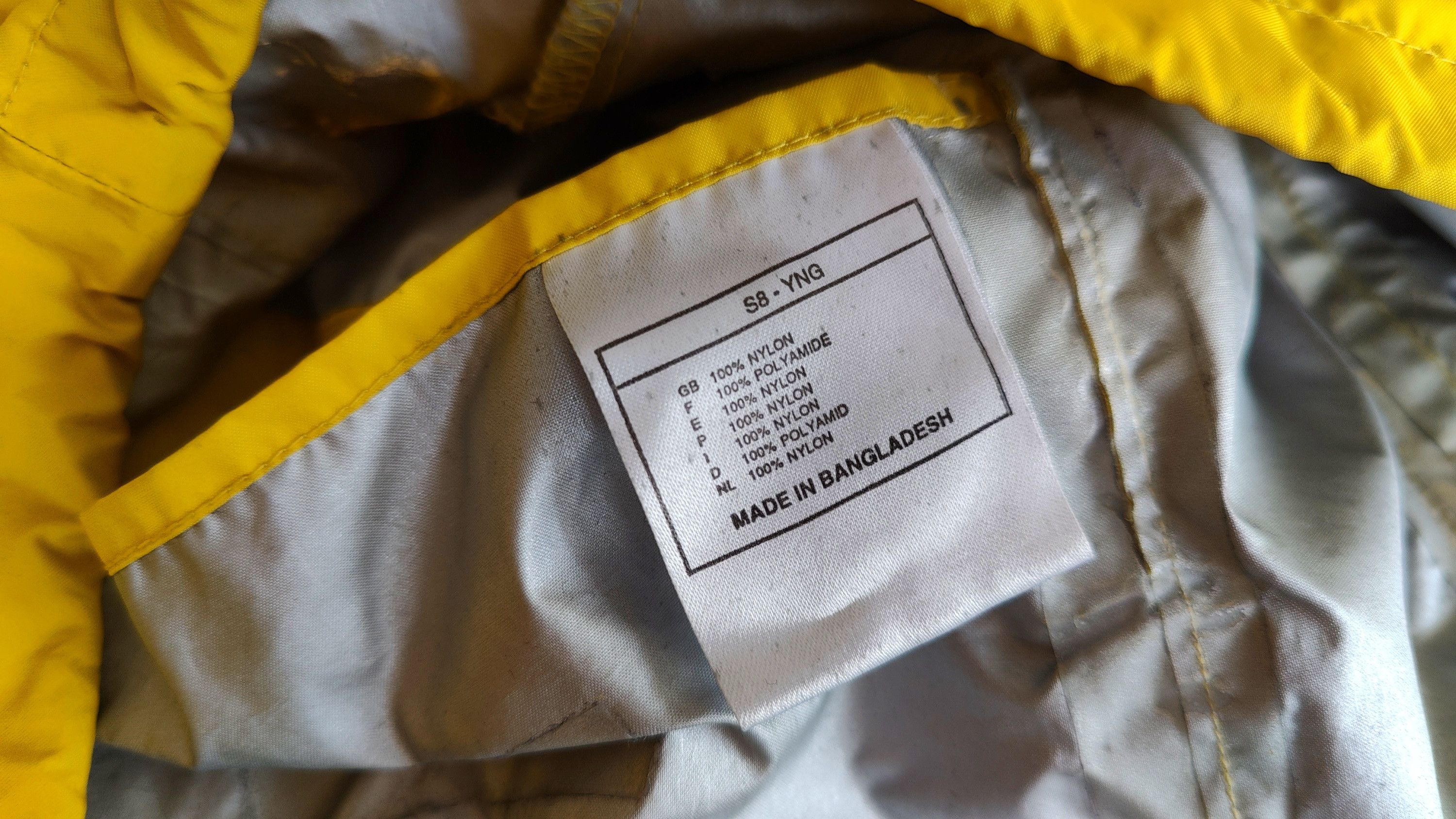 Nike × Vintage Nike VTG 90s Mustard Light Wind Jacket Stone Island style Size US M / EU 48-50 / 2 - 8 Thumbnail