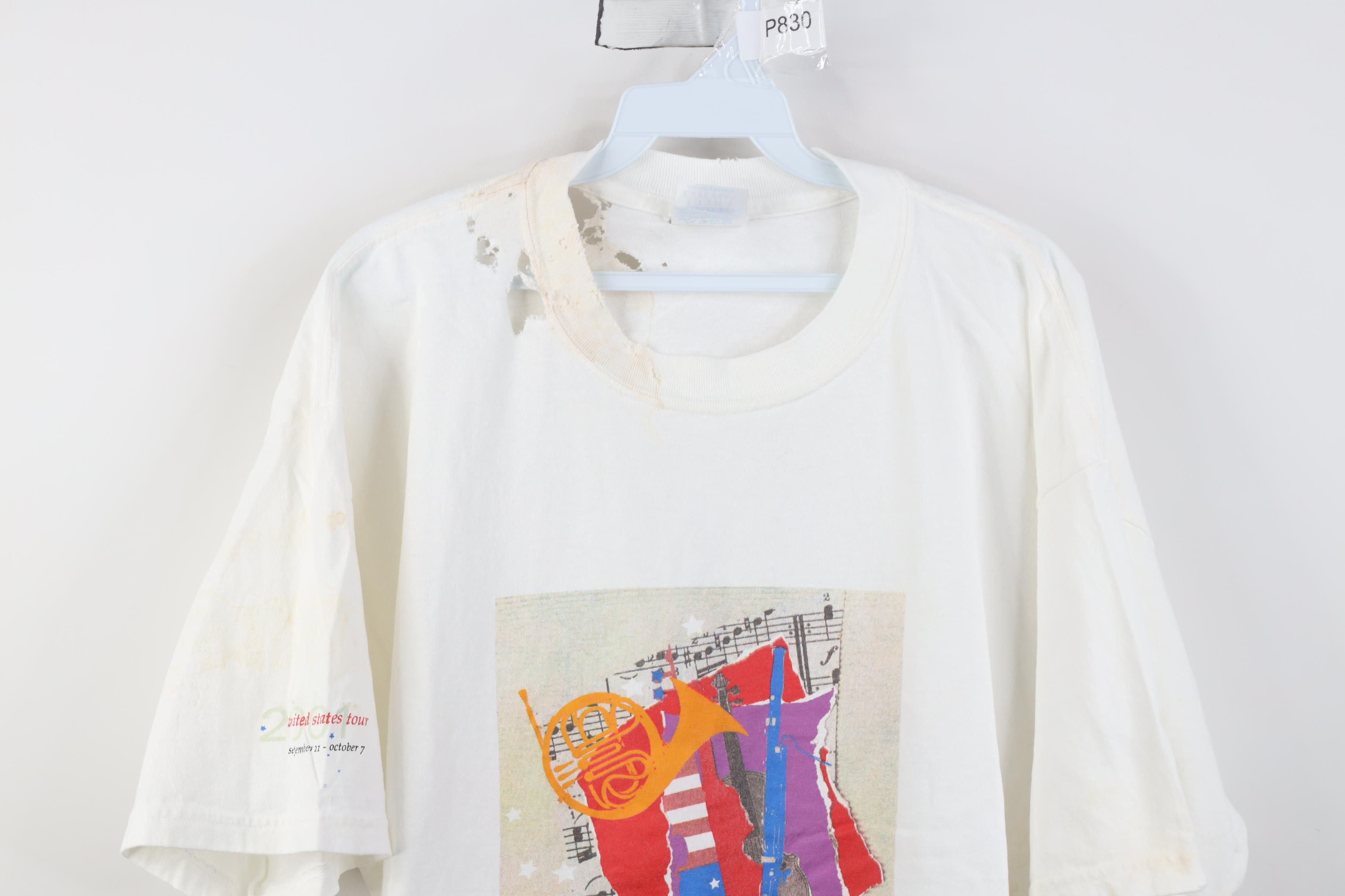 Vintage Vintage Y2K 2001 Tour The Philadelphia Orchestra T-Shirt Size US XL / EU 56 / 4 - 2 Thumbnail