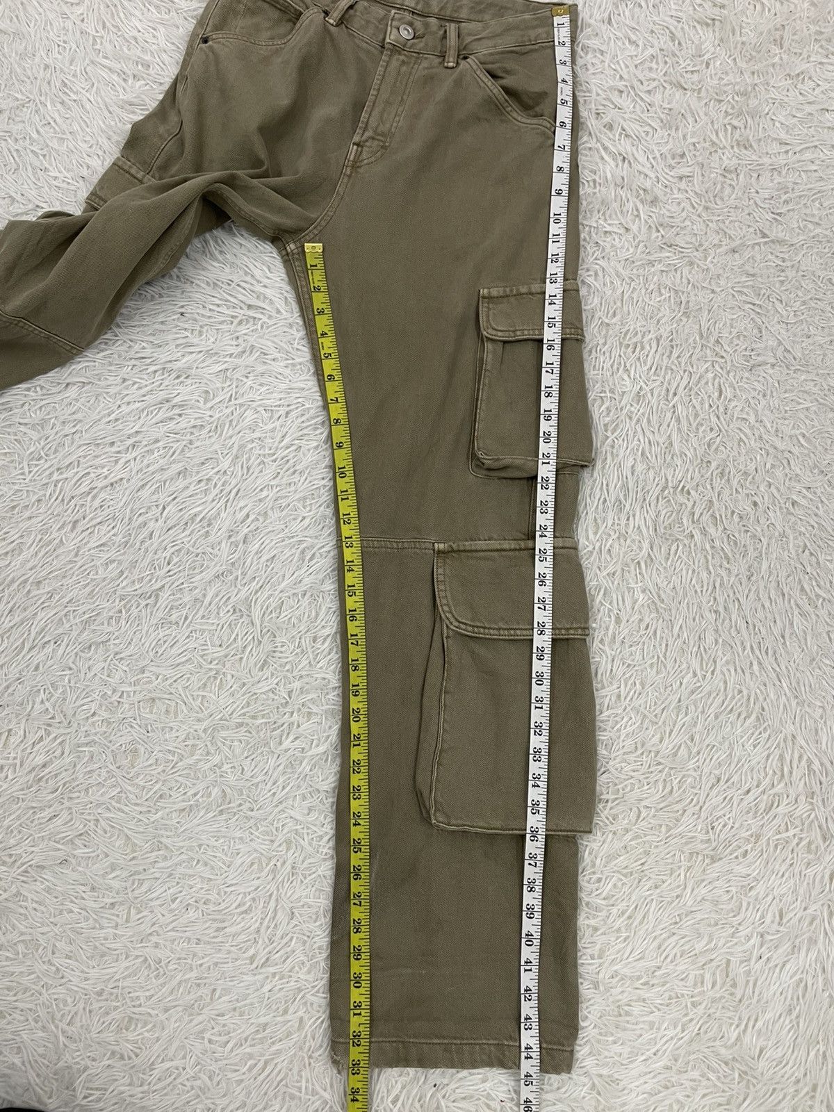 Zara Multi Big Cargo Pockets Zara Baggy Flair Pants Size US 32 / EU 48 - 12 Thumbnail