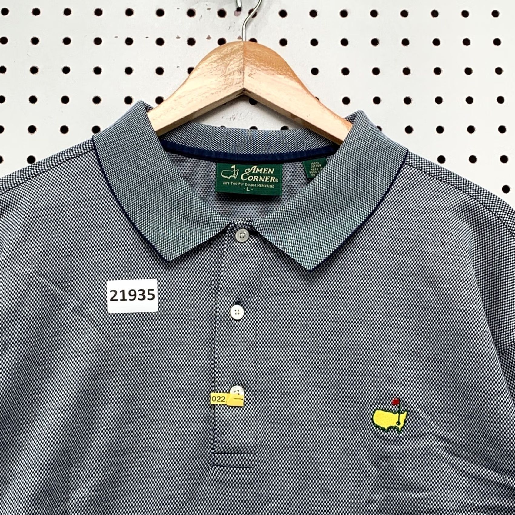 Vintage Amen Corner Masters Augusta Polo Shirt Gray Adult L Size US L / EU 52-54 / 3 - 7 Thumbnail