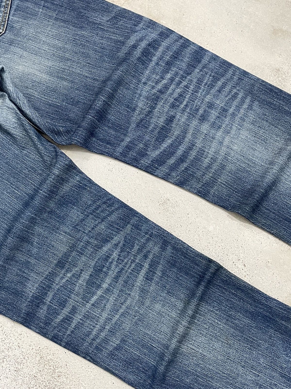 NANO universe × Number (N)ine Nano Universe Serge Denime Whiskering Denim Pants (AB24) Size US 33 - 14 Thumbnail