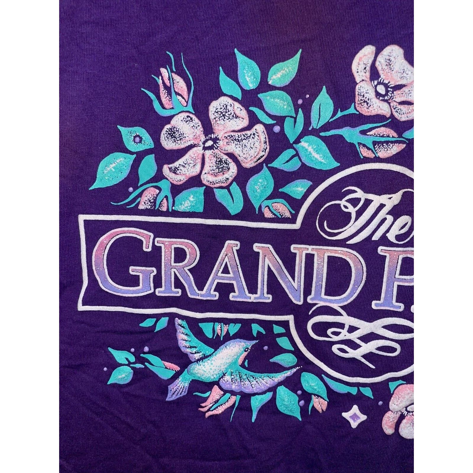 Jerzees Vintage The Grand Palace Shirt Purple Tee VTG 90s L Large Size US L / EU 52-54 / 3 - 2 Thumbnail