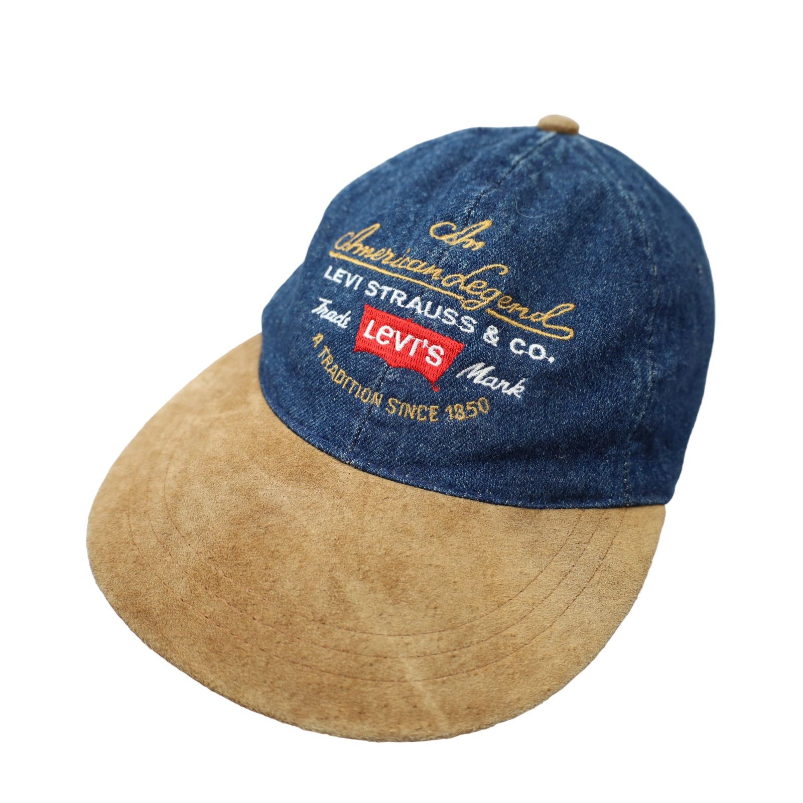 Levi's Vintage LEVIS Orange Tab DENIM BUCKET HAT Blue Jean 70s