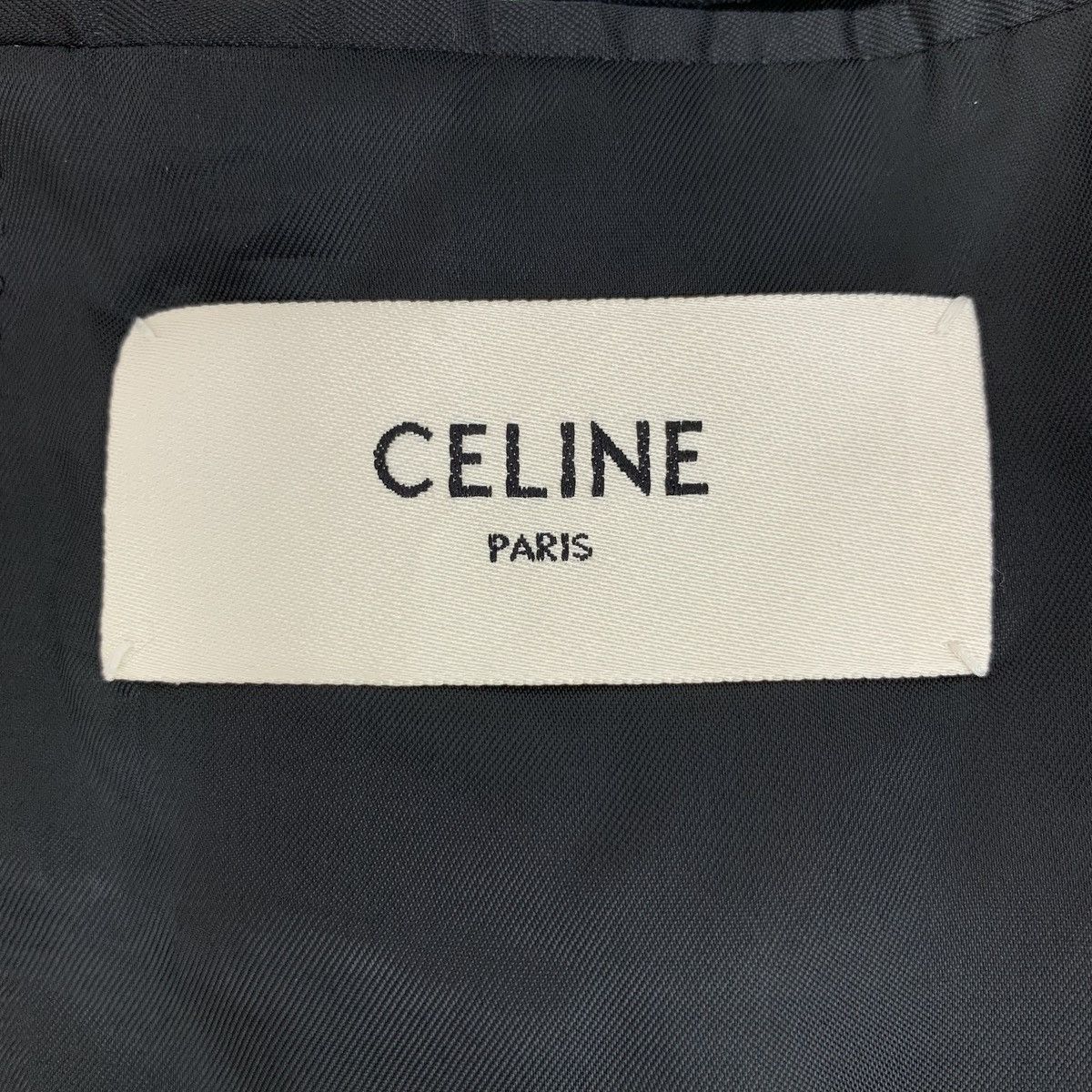 Celine Celine Dark Brown Chambray Cashmere Lapel Blazer Size M / US 6-8 / IT 42-44 - 6 Thumbnail