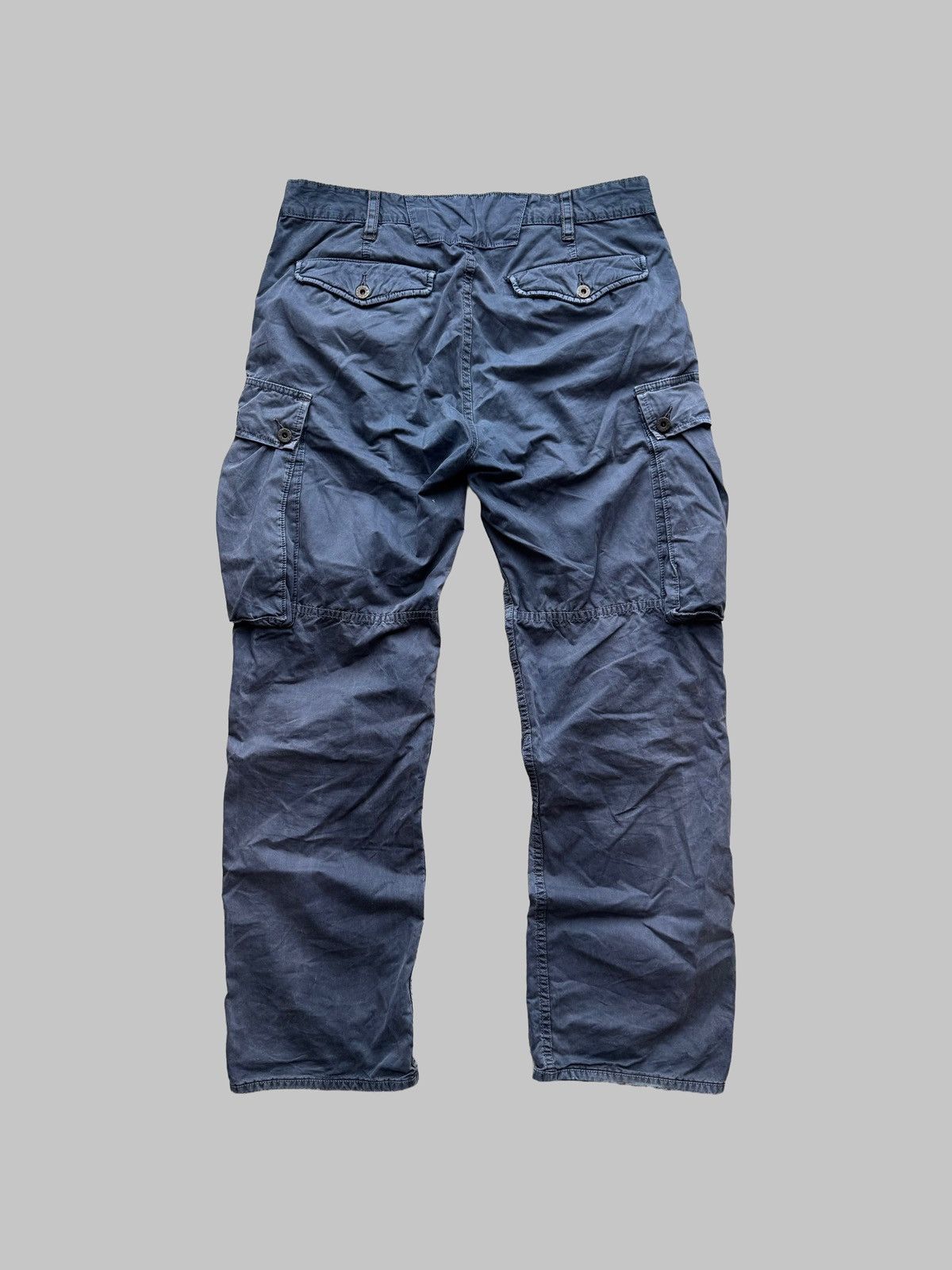 Polo Ralph Lauren Parachute Cargo Pants Polo Jeans Company Navy Military Faded Size US 34 / EU 50 - 9 Thumbnail