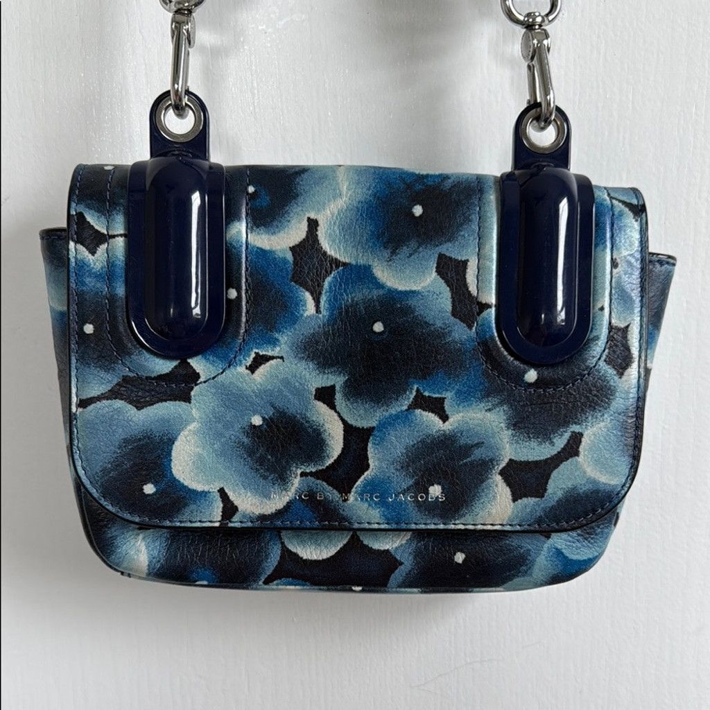 Marc by Marc Jacobs Marc Jacobs Blue Floral Crossbody Bag Size ONE SIZE - 3 Thumbnail