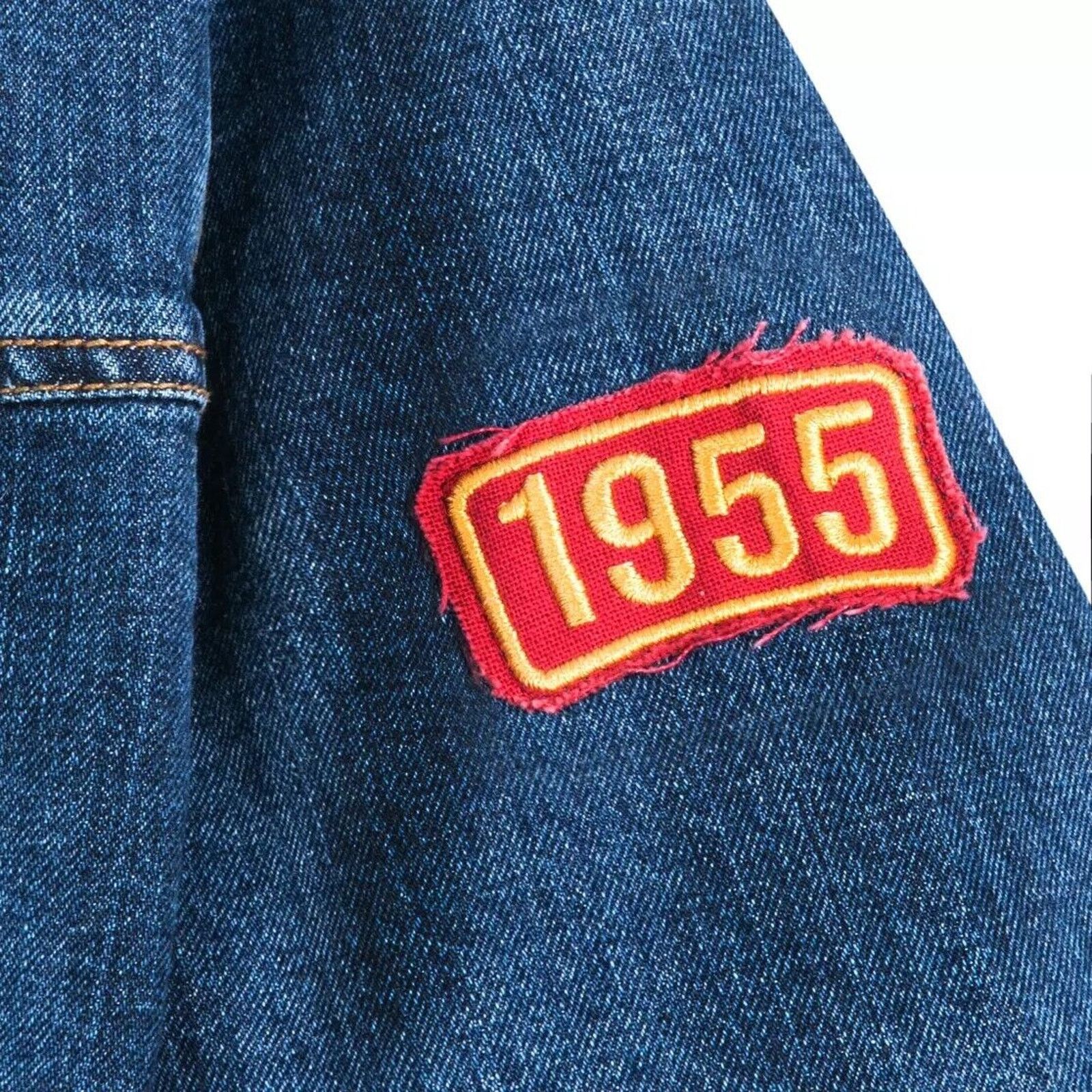 Disney Disney Mickey Denim Jean Jacket with Embroidered Patch Size US S / EU 44-46 / 1 - 5 Thumbnail