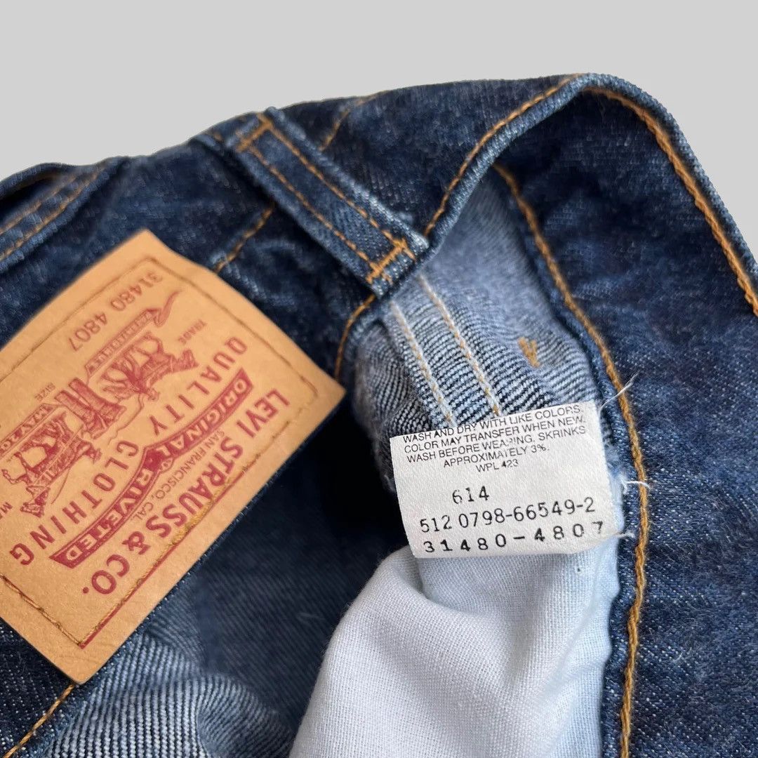 Levi's × Vintage Levi’s 1980 80s 614 Vintage USA Made Straight Denim Jeans Size 24" / US 00 / IT 34 - 7 Thumbnail