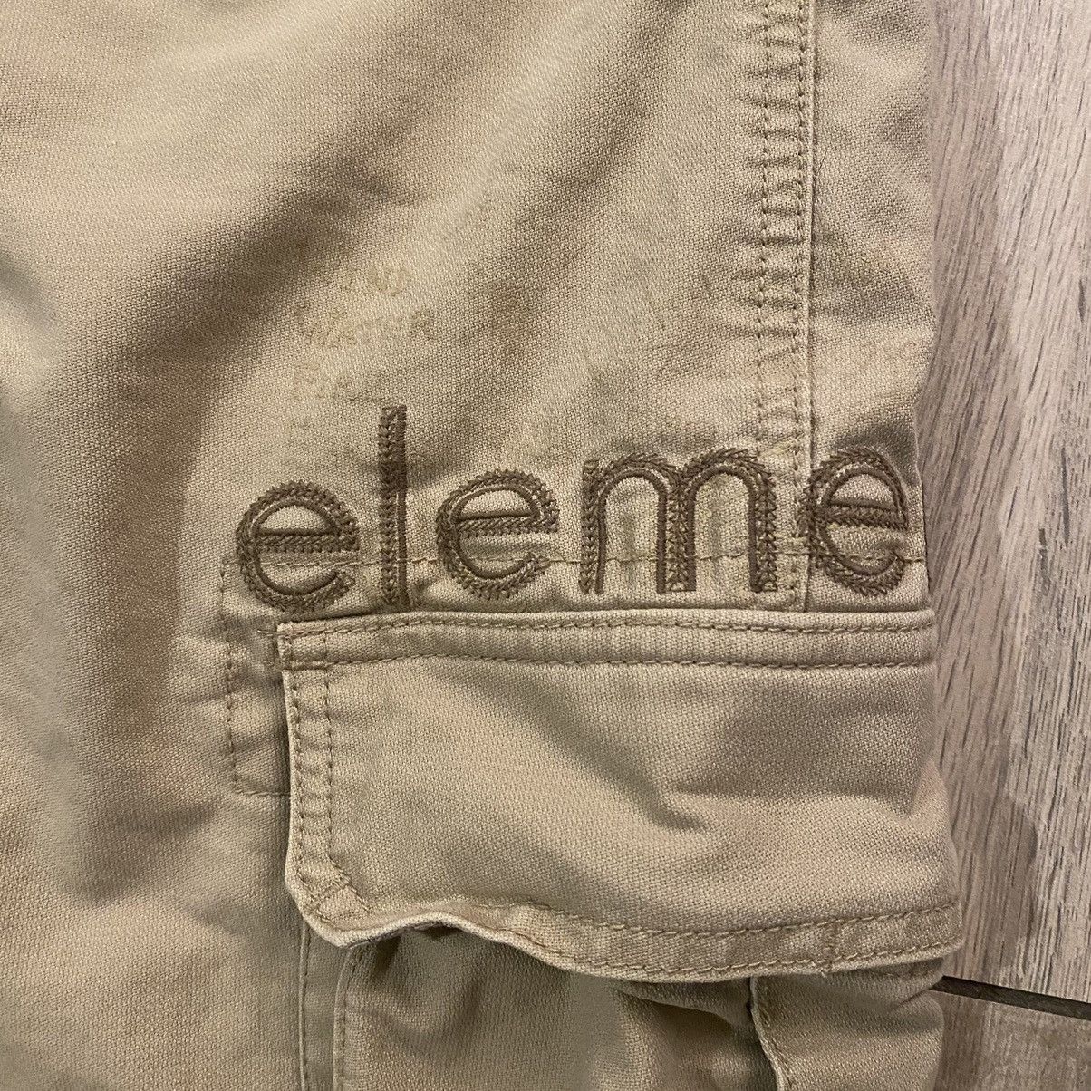 Element × JNCO × Southpole Vintage Y2K Earth Tone Tan Element Baggy Cargo Shorts 38 Size US 38 / EU 54 - 24 Thumbnail