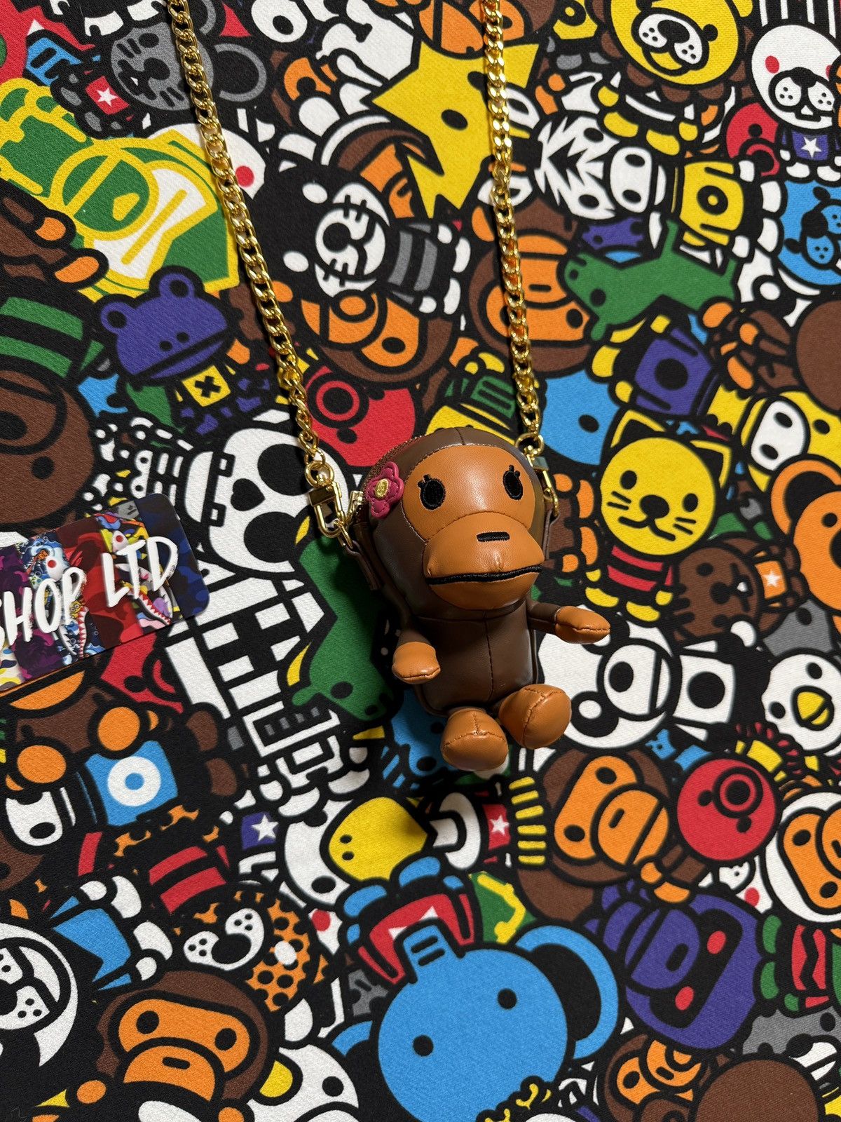 Bape A Bathing Ape Baby Lisa Mini Purse Size ONE SIZE - 3 Thumbnail