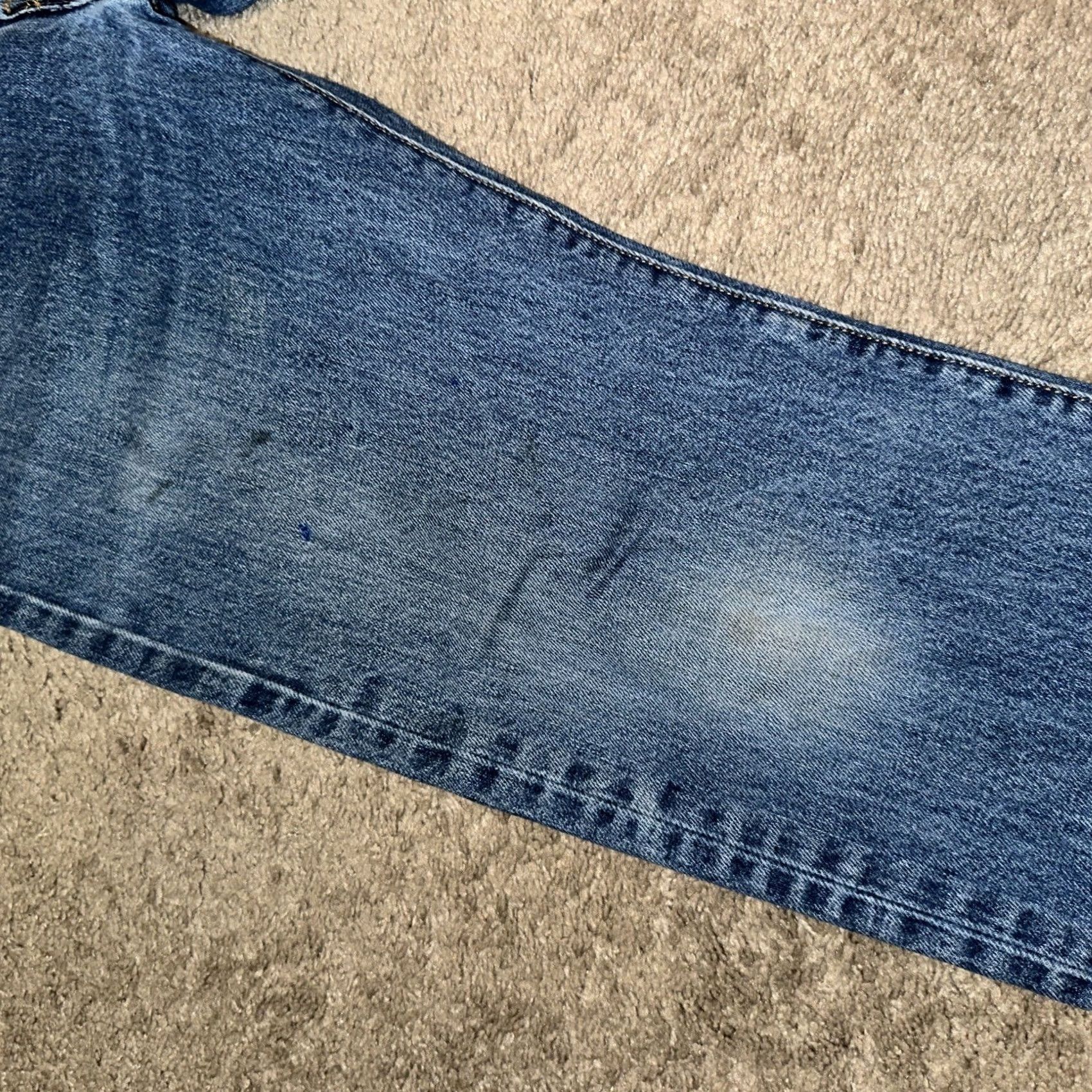 Levi's Levi's 501 Jeans Mens 33x30 Button Fly Straight Leg Denim Blue Medium Wash Pants 80s 90s Size US 33 - 2 Thumbnail
