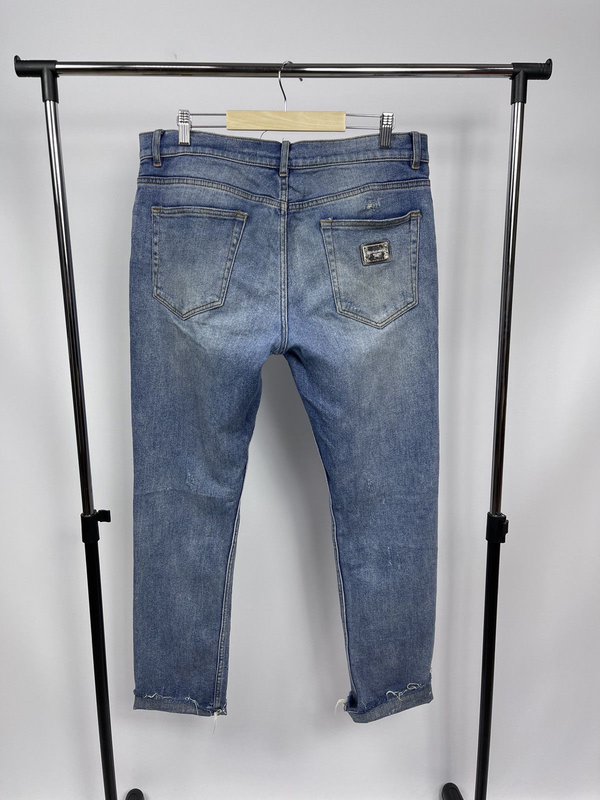 Dolce & Gabbana Dolce Gabbana Mens Blue Jeans size 35 Made in Italy Size US 35 - 1 Thumbnail