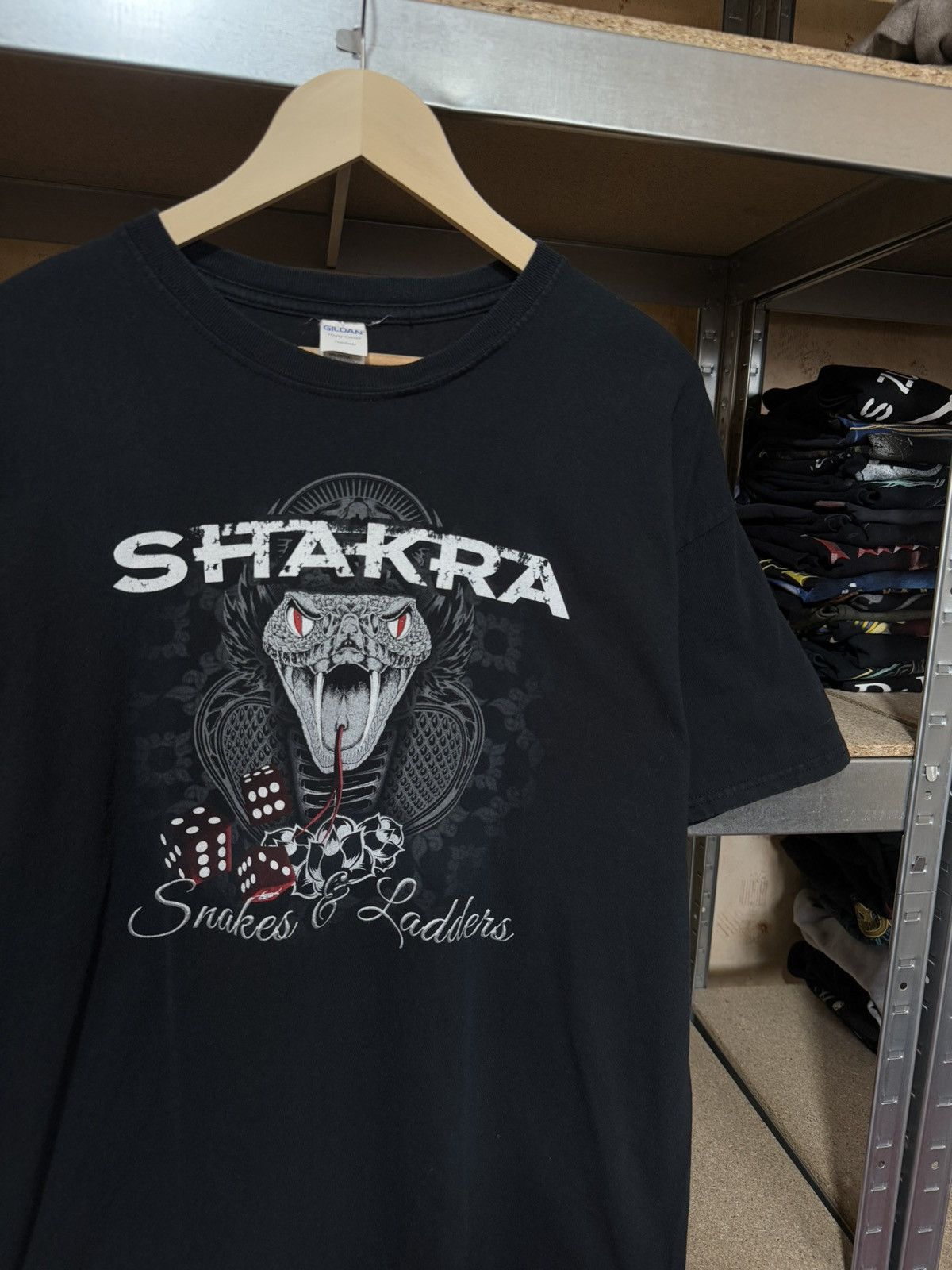Band Tees × Vintage Vintage Shakra Snakes And Ladders Tour 2018 T-Shirt Y2K Hype Size US XL / EU 56 / 4 - 3 Thumbnail