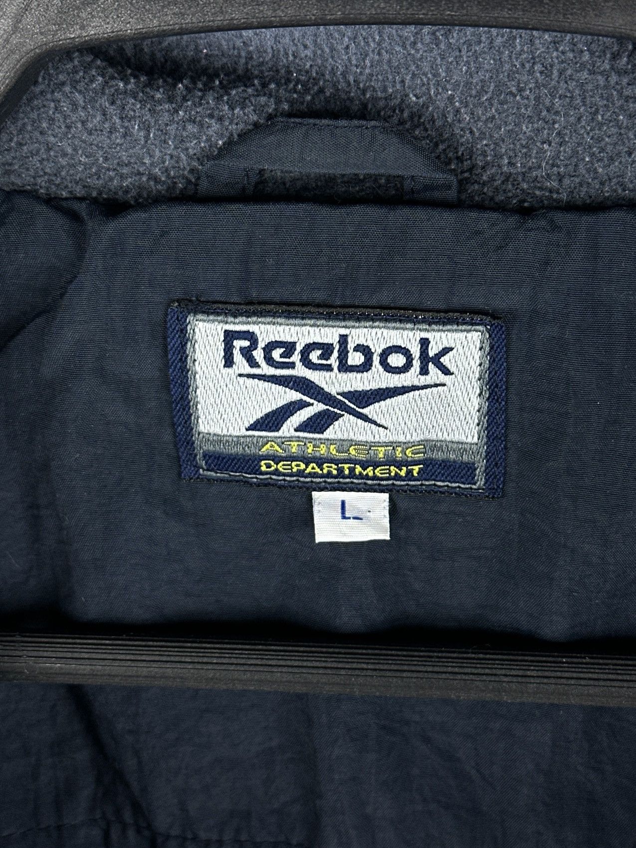 Reebok Vintage Y2K Reebok Athletic Department Fleece/Nylon Vest Size US L / EU 52-54 / 3 - 10 Thumbnail