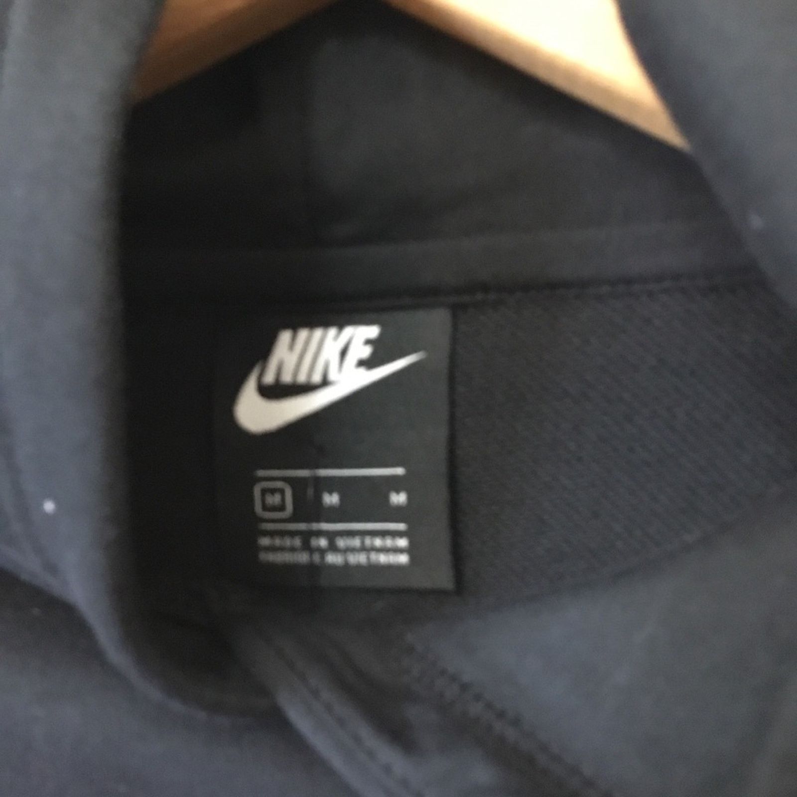 Nike Nike Black Floral Logo Pullover Hoodie Size M / US 6-8 / IT 42-44 - 11 Thumbnail