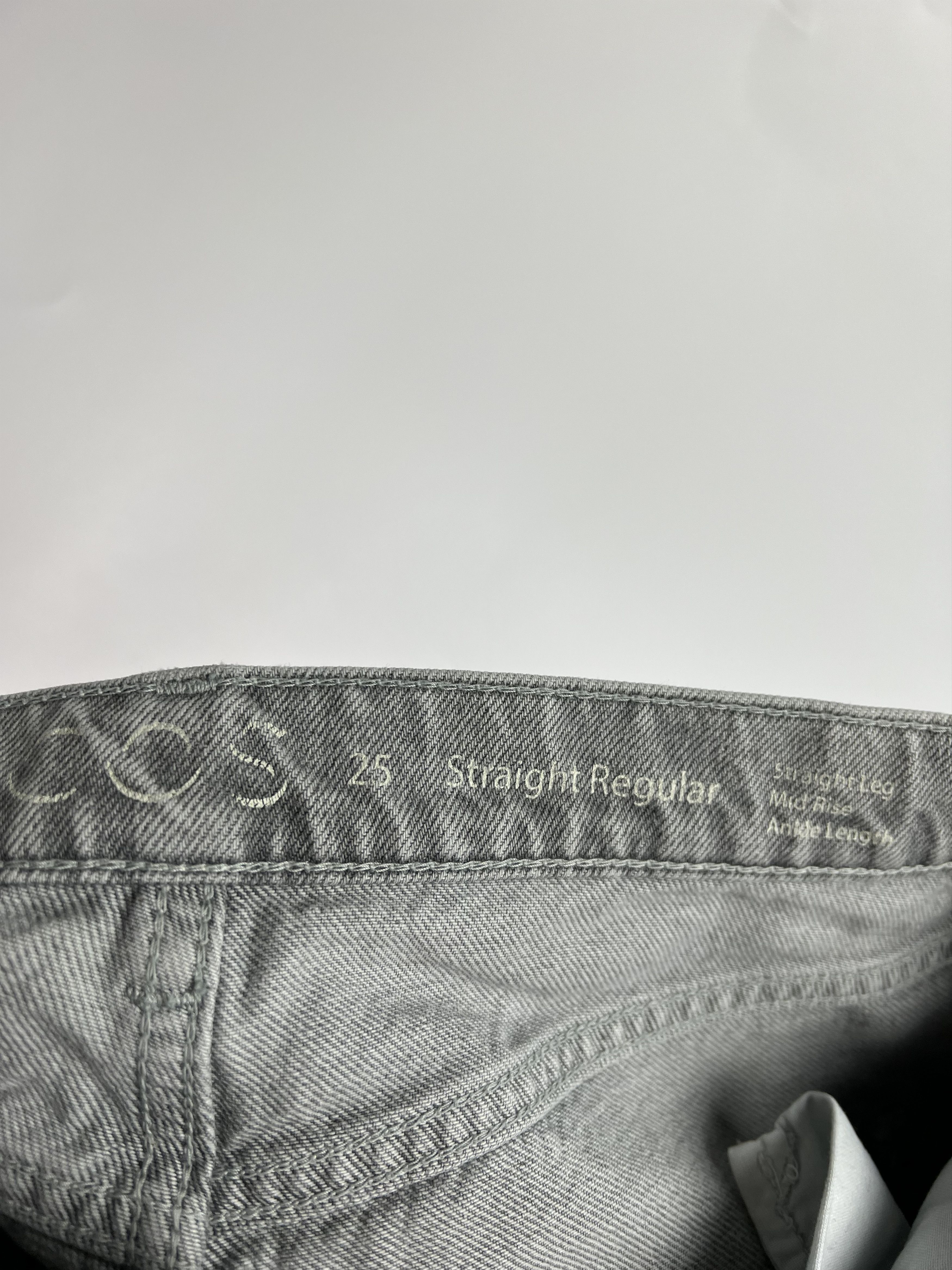 Cos COS Women's Jeans Straight Leg Mid Rise Ankle Lenght Size 25 Size 25" / US 0 / IT 36 - 6 Thumbnail