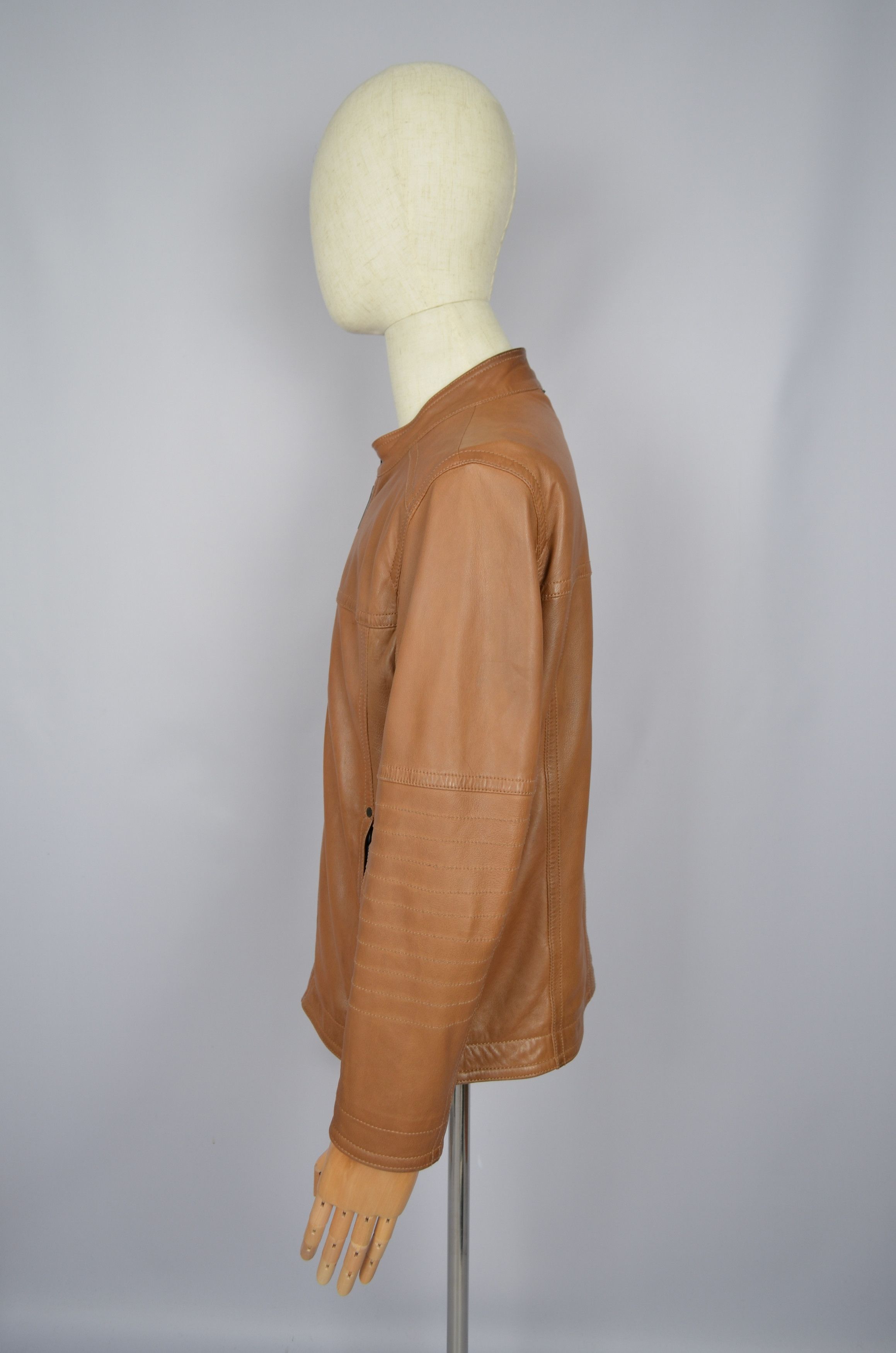 Designer × Strellson Strellson Leather Jacket Cognac Brown Size M Luxury VGC Size US M / EU 48-50 / 2 - 9 Thumbnail