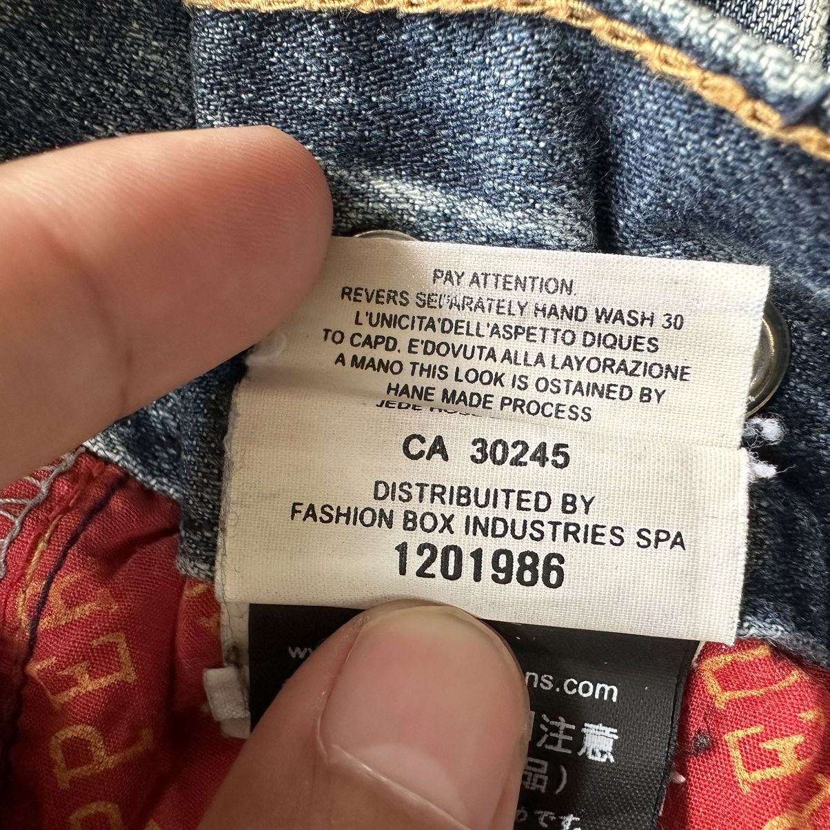 Japanese Brand Vintage Japanese PUNK Raw Faded Denim Jean Japan Size 34 Size US 34 / EU 50 - 12 Thumbnail