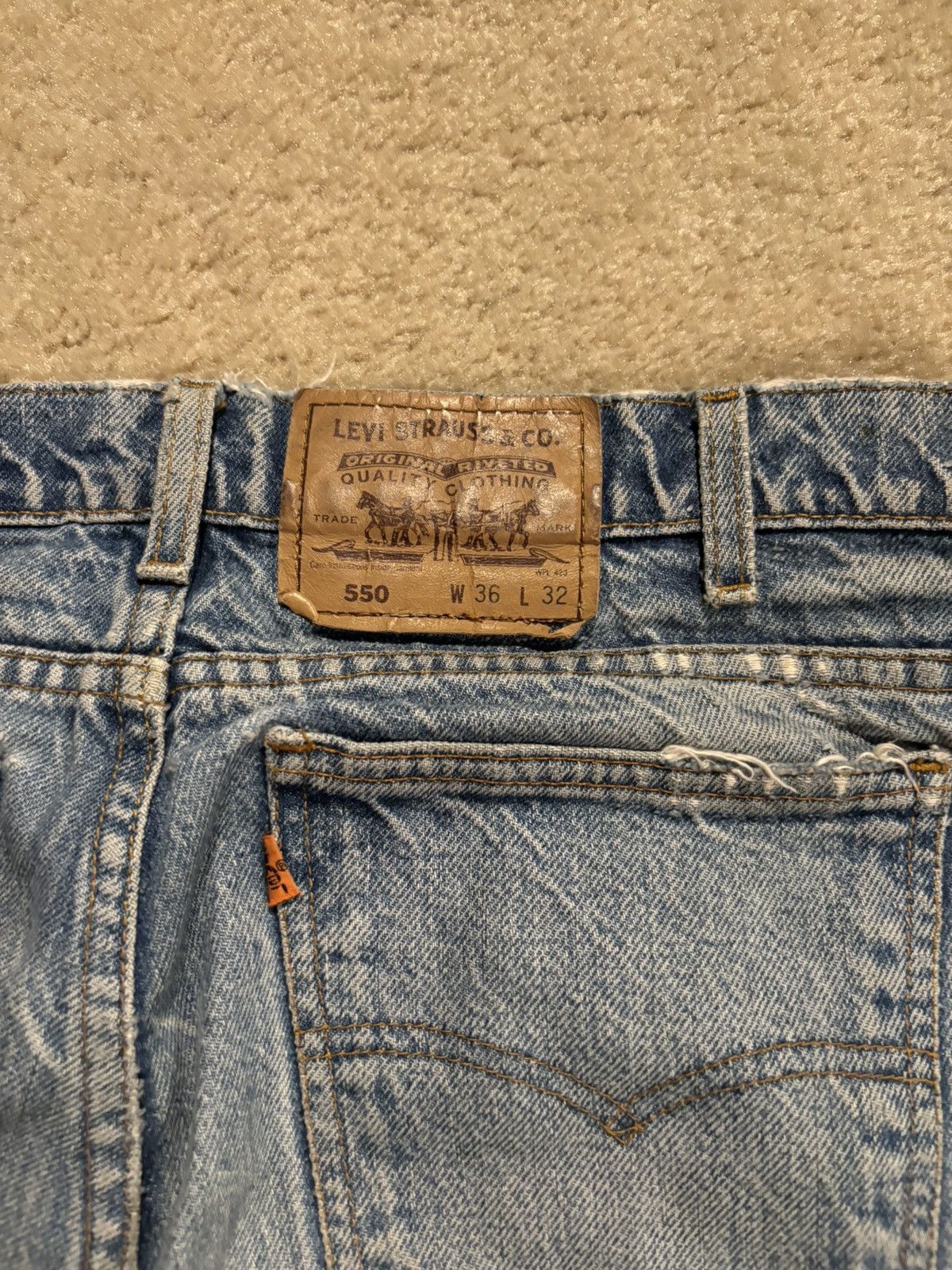 Levi's × Vintage Vintage 550 Levi’s Size US 36 / EU 52 - 6 Thumbnail