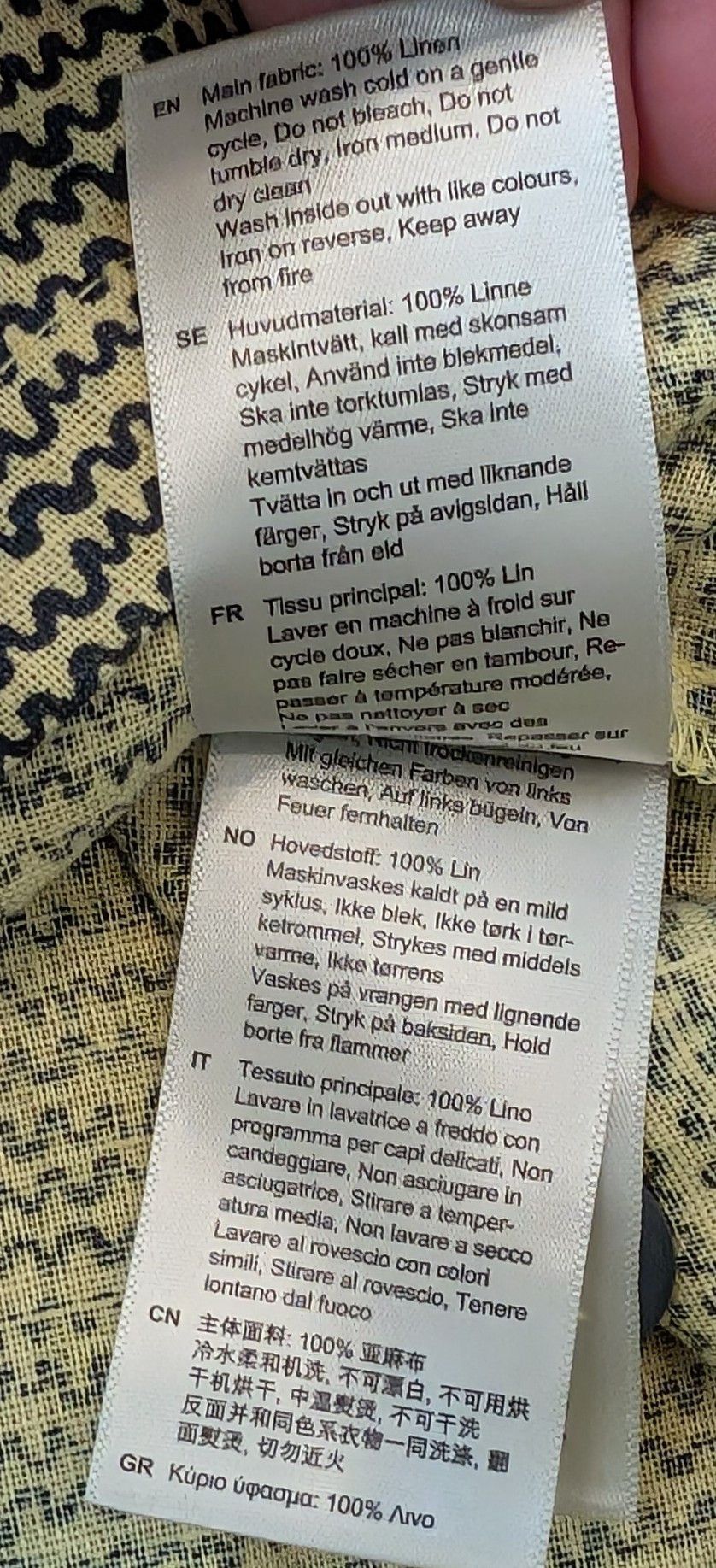 OAS NWT OAS Dimi Giron 100% Linen Popover Shirt Made in Portugal Size US S / EU 44-46 / 1 - 6 Thumbnail