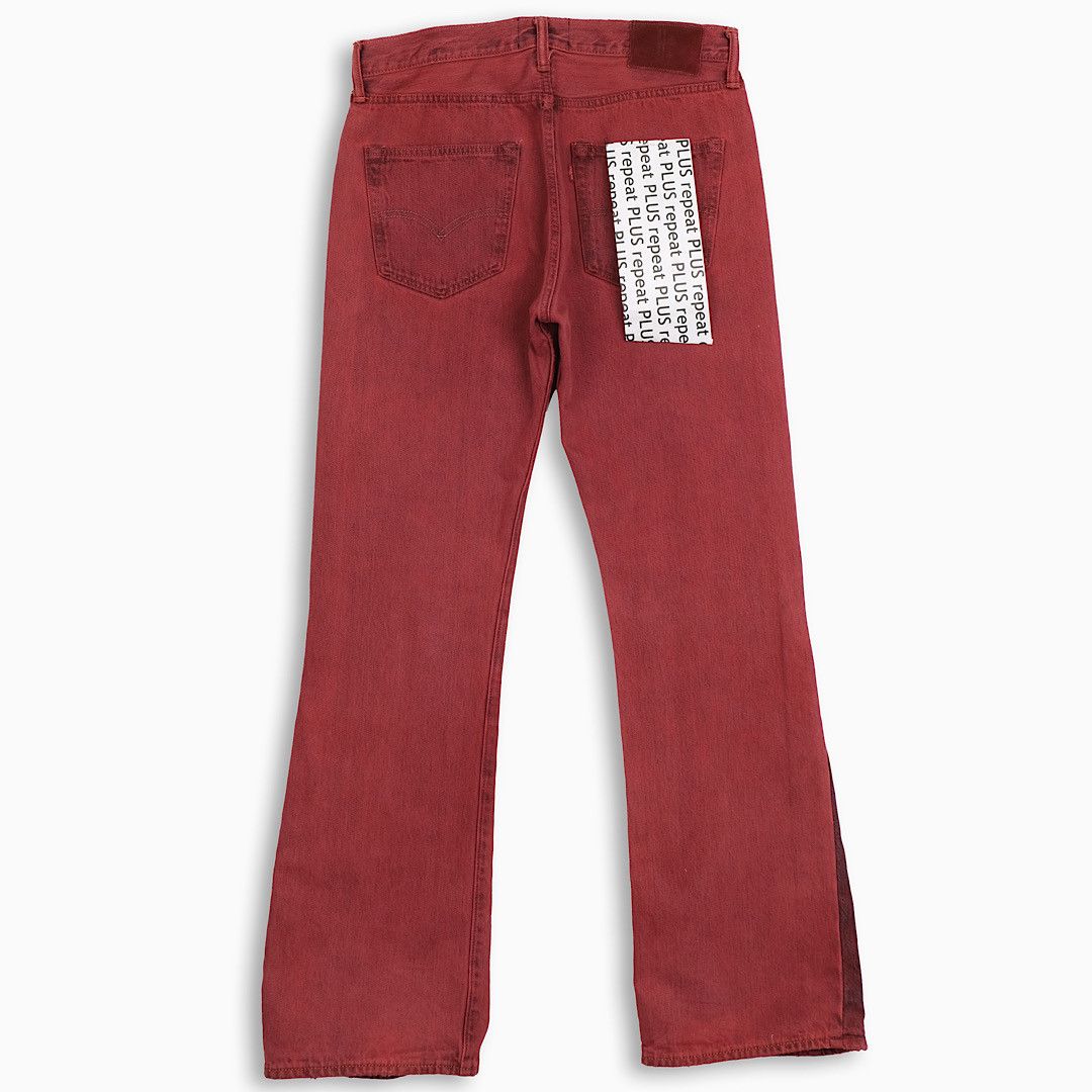 Japanese Brand × Levi's × Vintage REPEAT PLUS 001 Dirty Red 32 Inch (RP001Y3202) Size US 32 / EU 48 - 2 Thumbnail