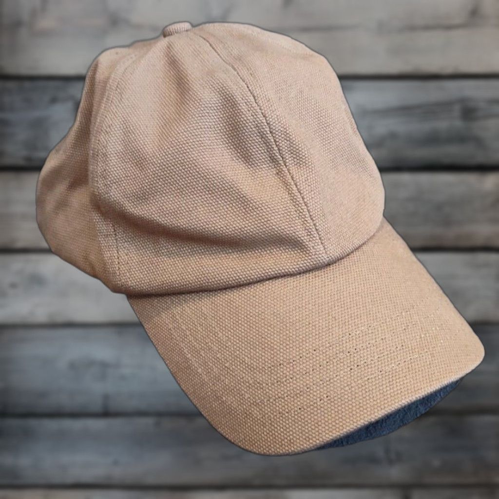 Duluth Trading Company DULUTH TRADING Fleece-Lined Canvas Cap Hat M/L Mens Brown Baseball Cap Lined 90s Logo Theme Size US M / EU 48-50 / 2 - 1 Thumbnail