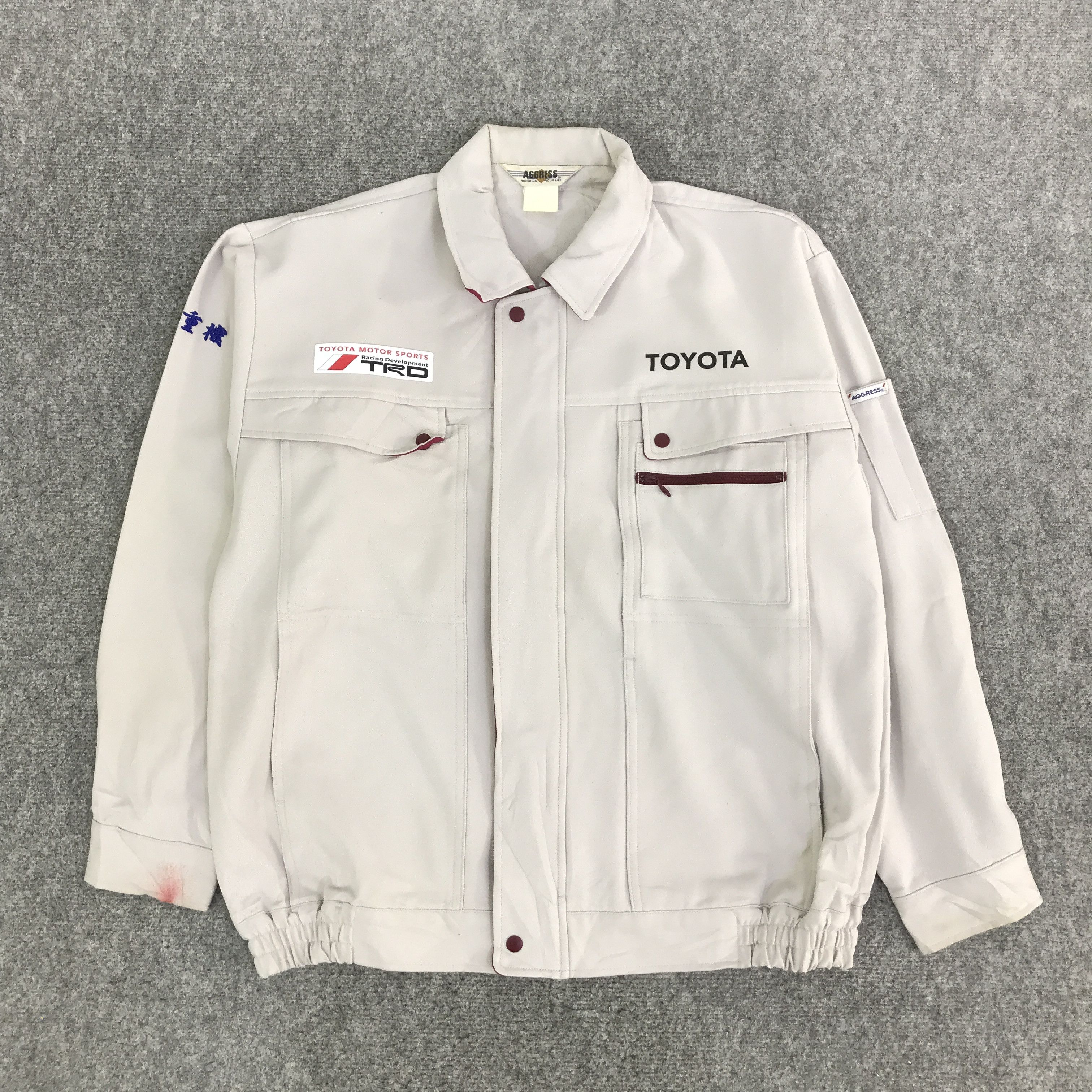 Japanese Brand TOYOTA X TRD RACING JAPAN CUSTOM JACKET K122B17 Size US L / EU 52-54 / 3 - 2 Thumbnail