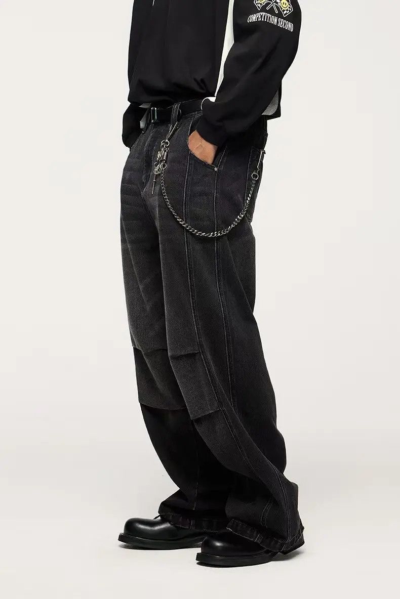 Designer × Japanese Brand Streetwear Hip Hop Loose Casual Jeans Size US 33 - 1 Thumbnail