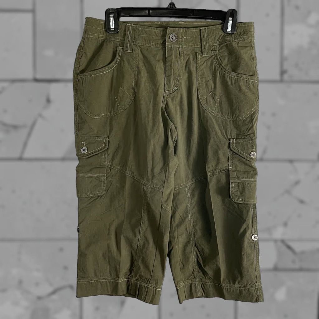 Vintage Kuhl Women's Green Athletic Cargo Capri Pants Size 6 Size ONE SIZE - 1 Thumbnail