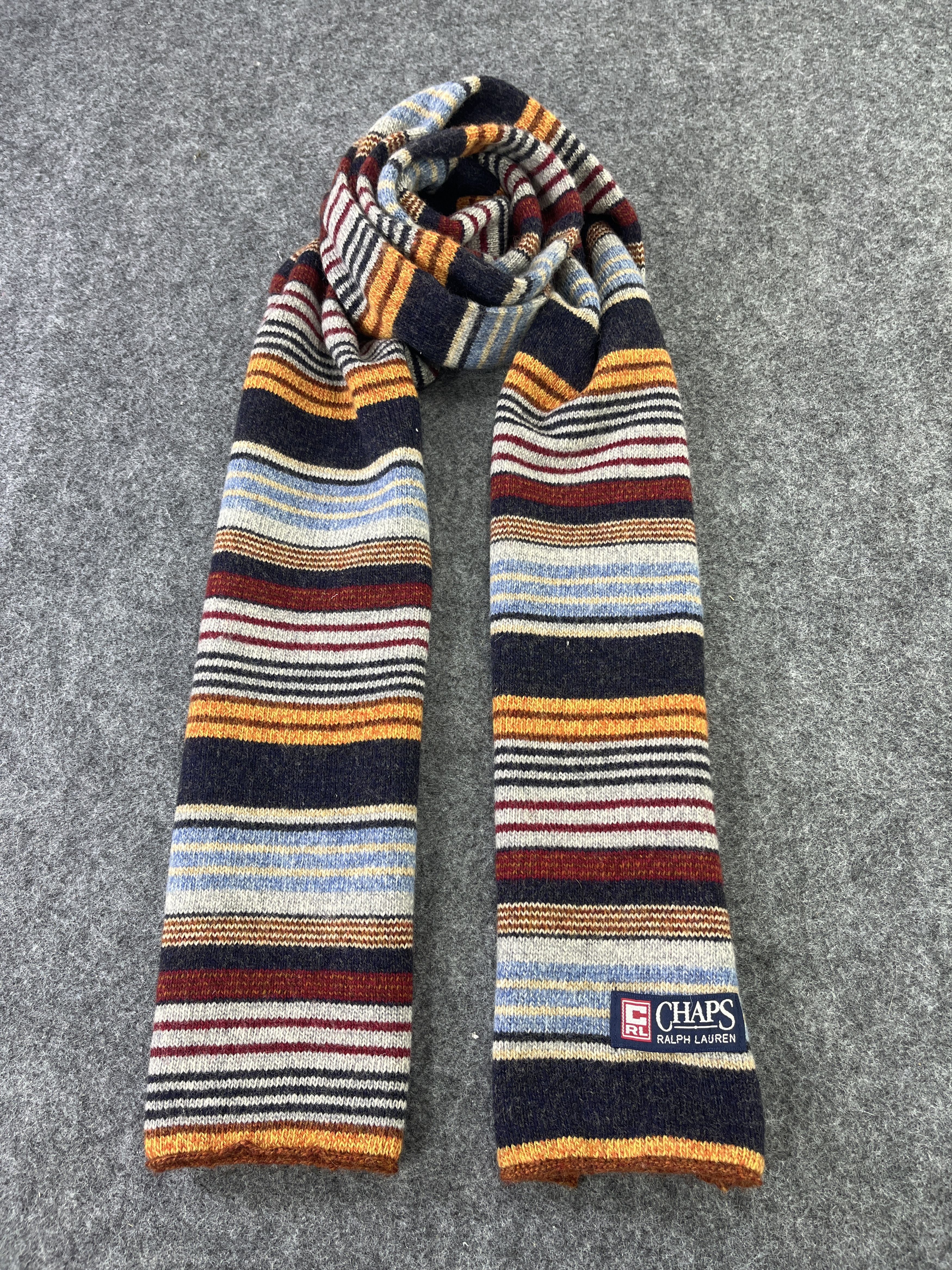 Chaps Ralph Lauren × Vintage Chaps Ralph Lauren Scarf / Muffler / Neckwear T310 Size ONE SIZE - 8 Thumbnail