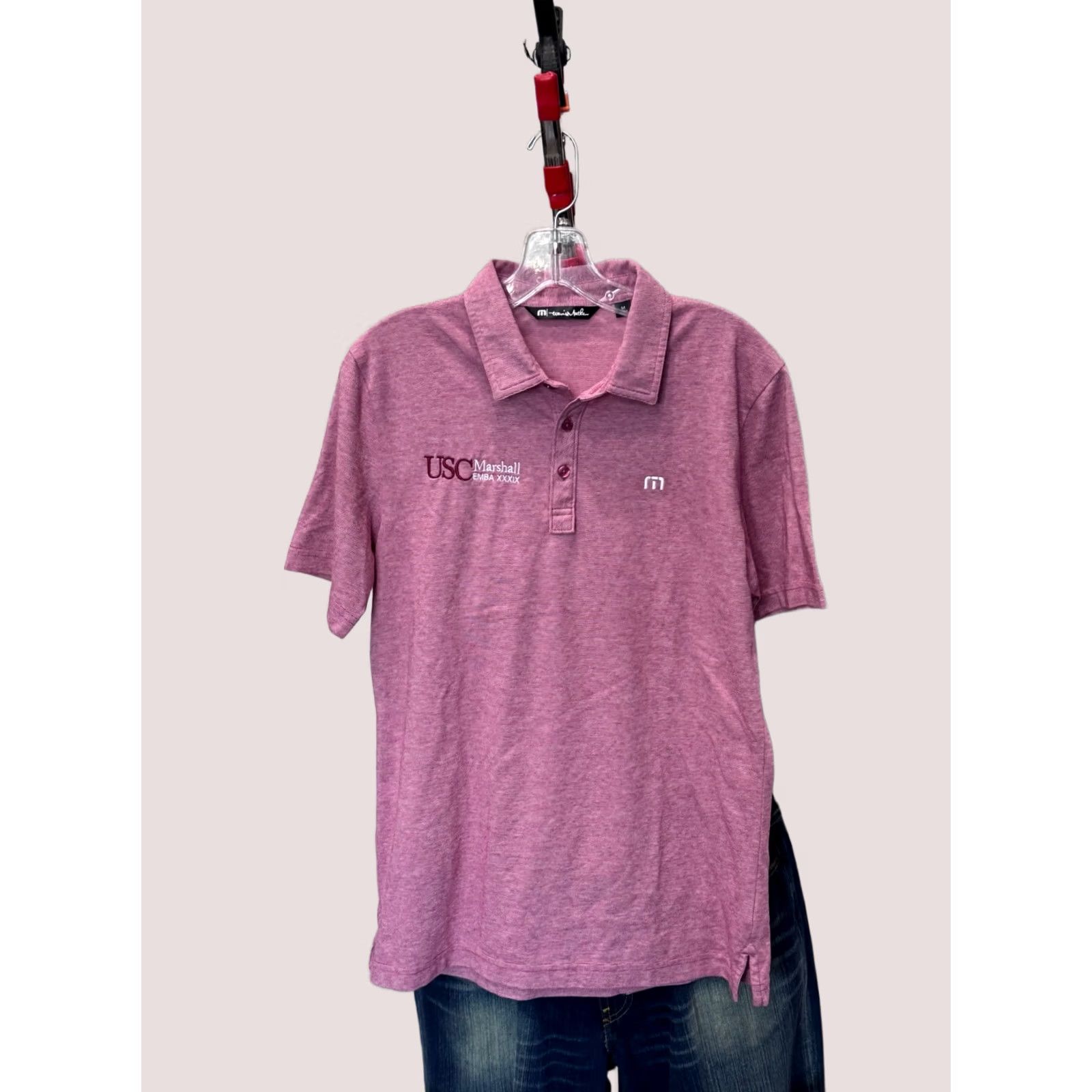 TravisMathew Travis Matthew USC Marshall EMBA POLO SHIRT Medium M Mens Size US M / EU 48-50 / 2 - 1 Thumbnail