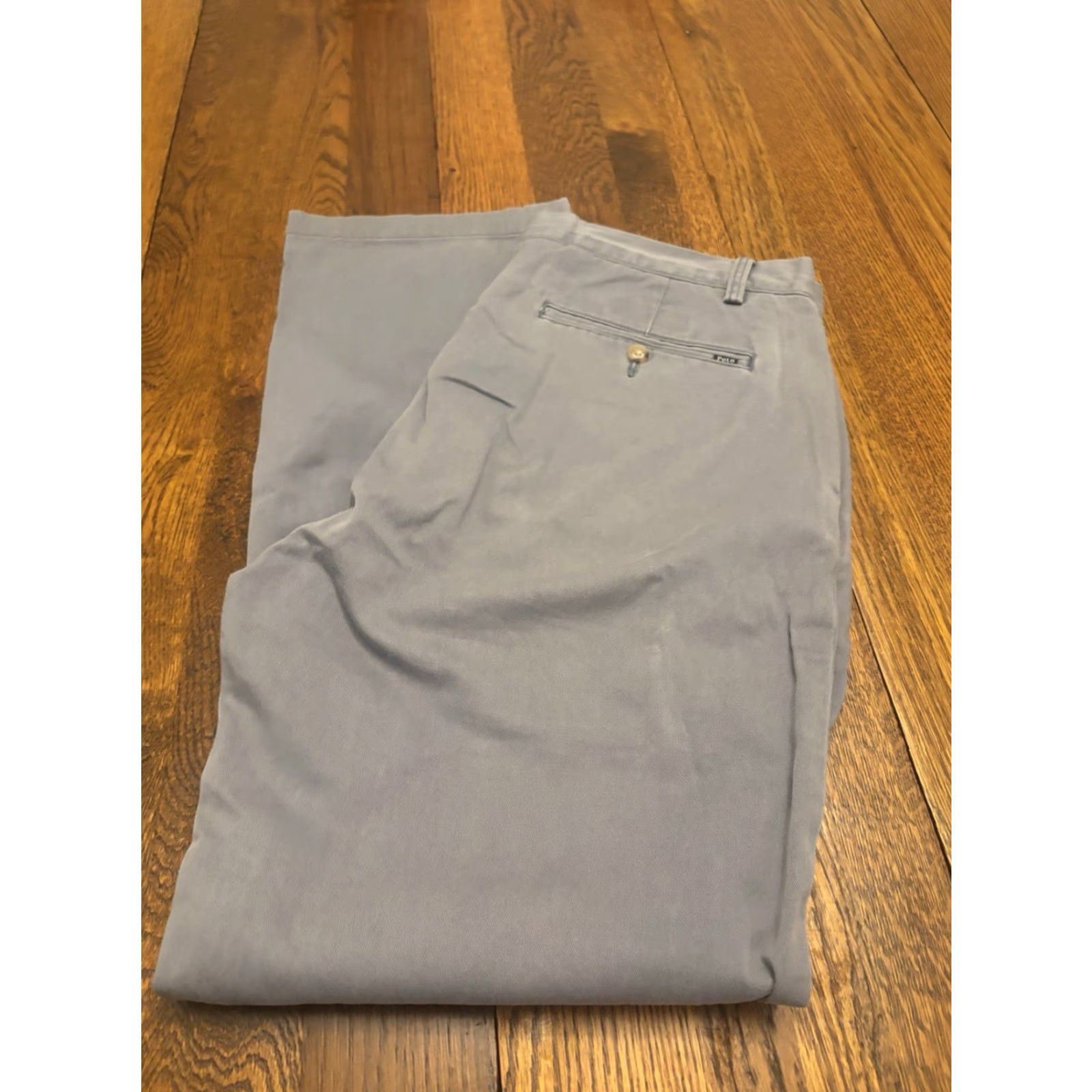 Polo Ralph Lauren VINTAGE Polo Ralph Lauren Classic Fit Pants Men 34x32 Blue Chino Cotton F5 Size US S / EU 44-46 / 1 - 6 Thumbnail