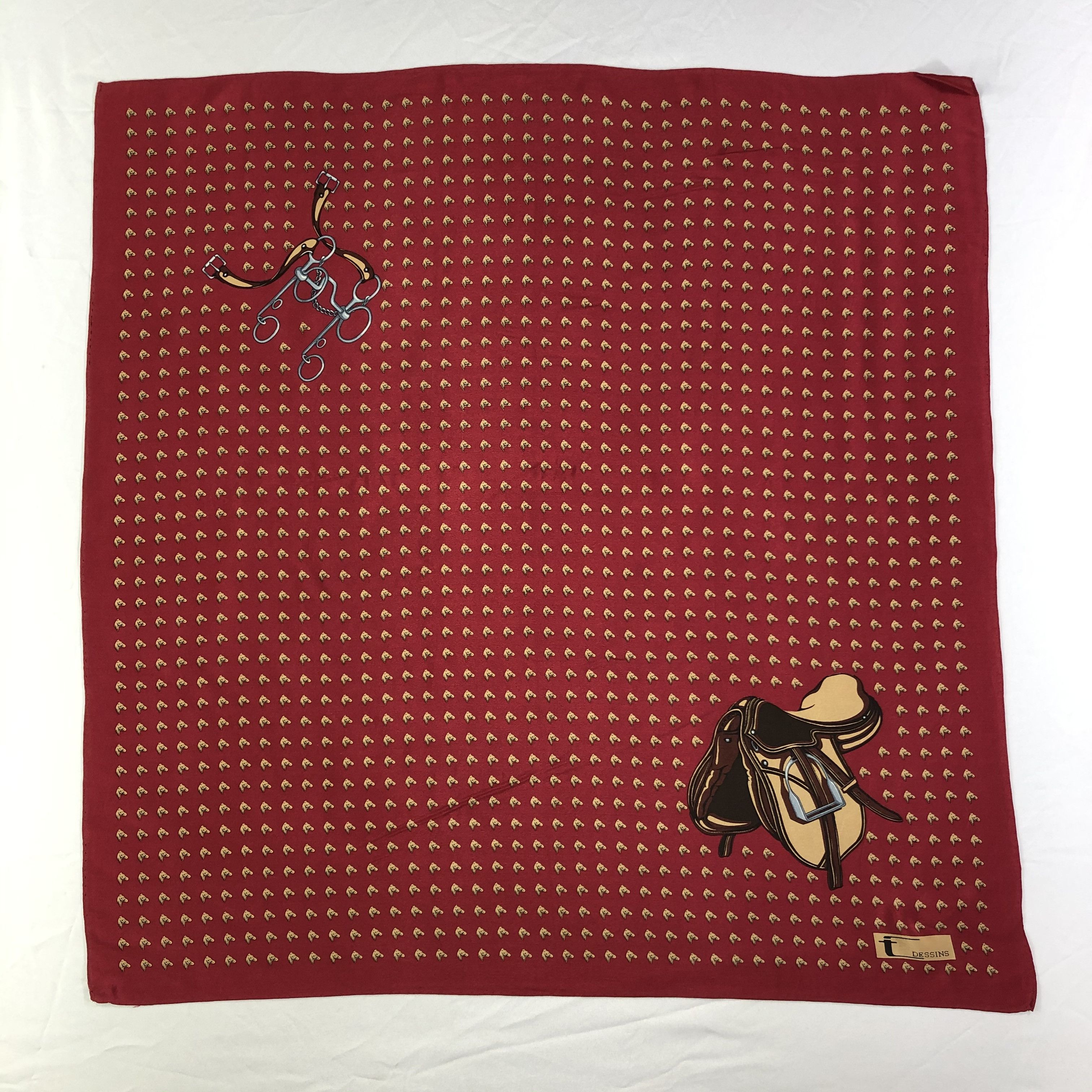 Vintage Vintage Silk Scarf Size ONE SIZE - 2 Thumbnail