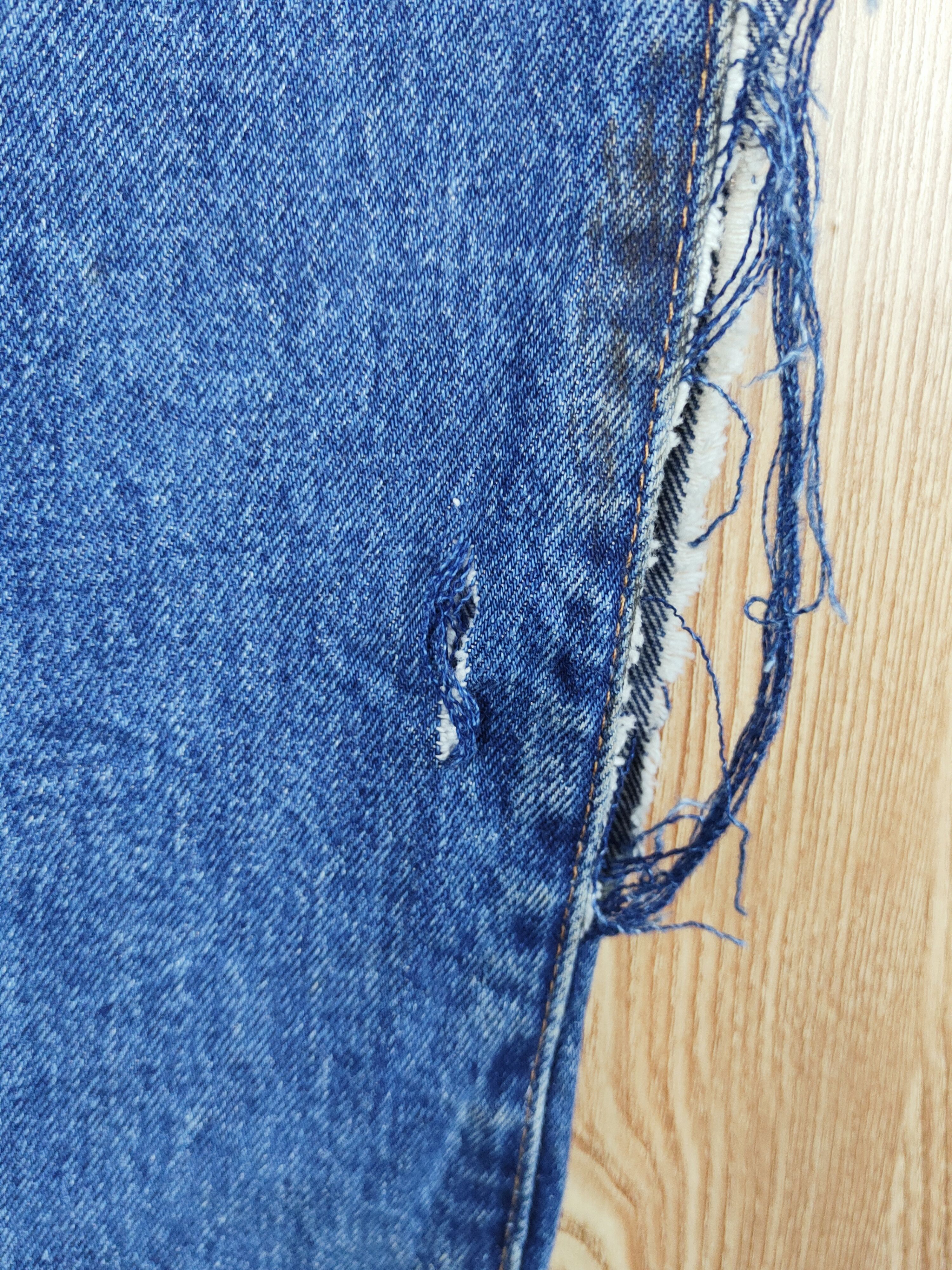 Gap 90' loose Gap Blue Distressed Ripped Jeans #S2717 Size US 34 / EU 50 - 3 Thumbnail