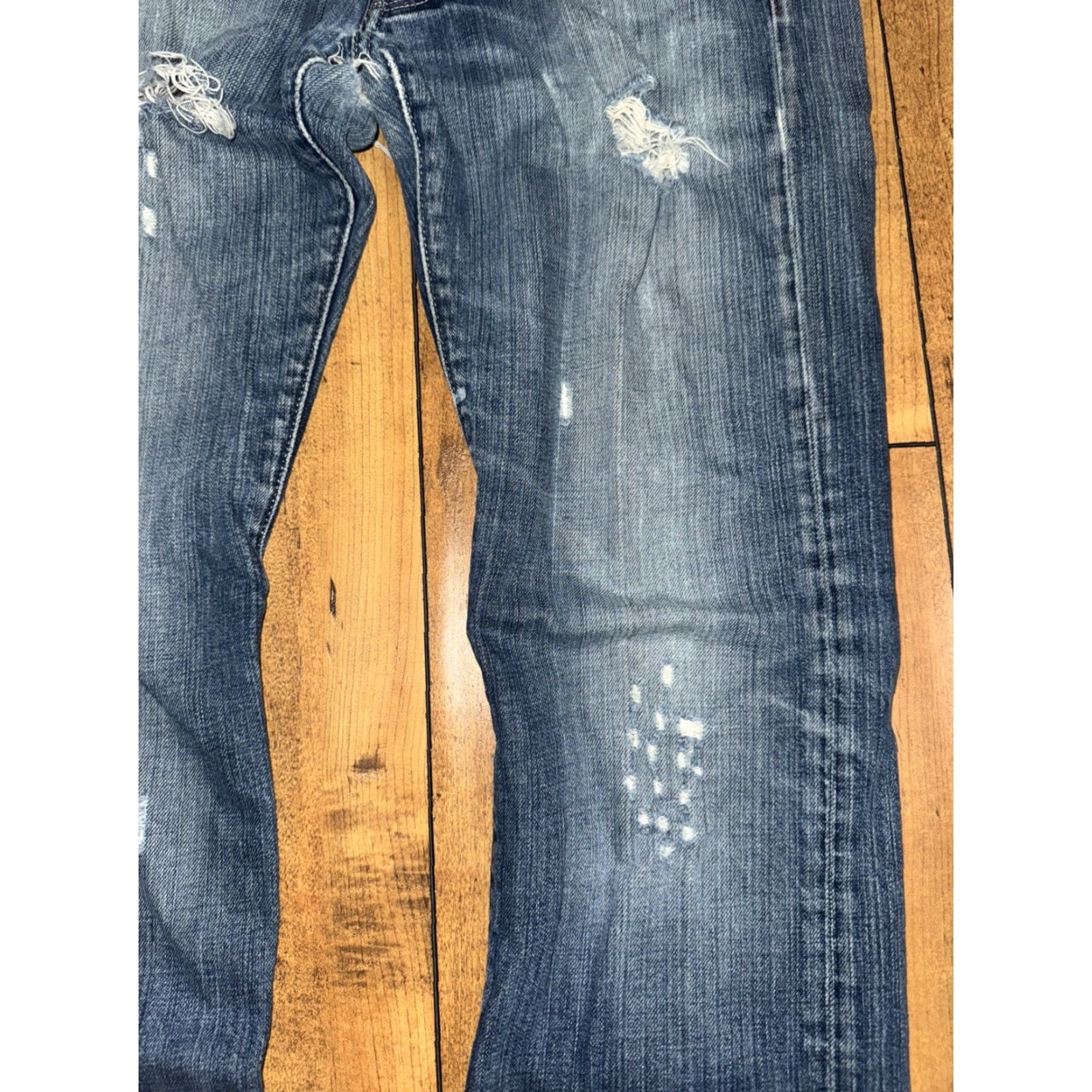 G-Star VINTAGE G-Star RAW Core Classic Denim Jeans Blue 30x29 Distressed Y2K 90s Streetwear Jeans Mens Regular Blue Distressed Denim Straight Classic Size US 30 / EU 46 - 2 Thumbnail