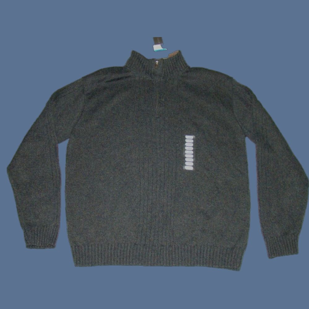 Oscar De La Renta Oscar de la Renta Sweater 1/4 Zip Sherpa Collar Men XL Blue Green NWT Pullover Cardigan Size US XL / EU 56 / 4 - 1 Thumbnail