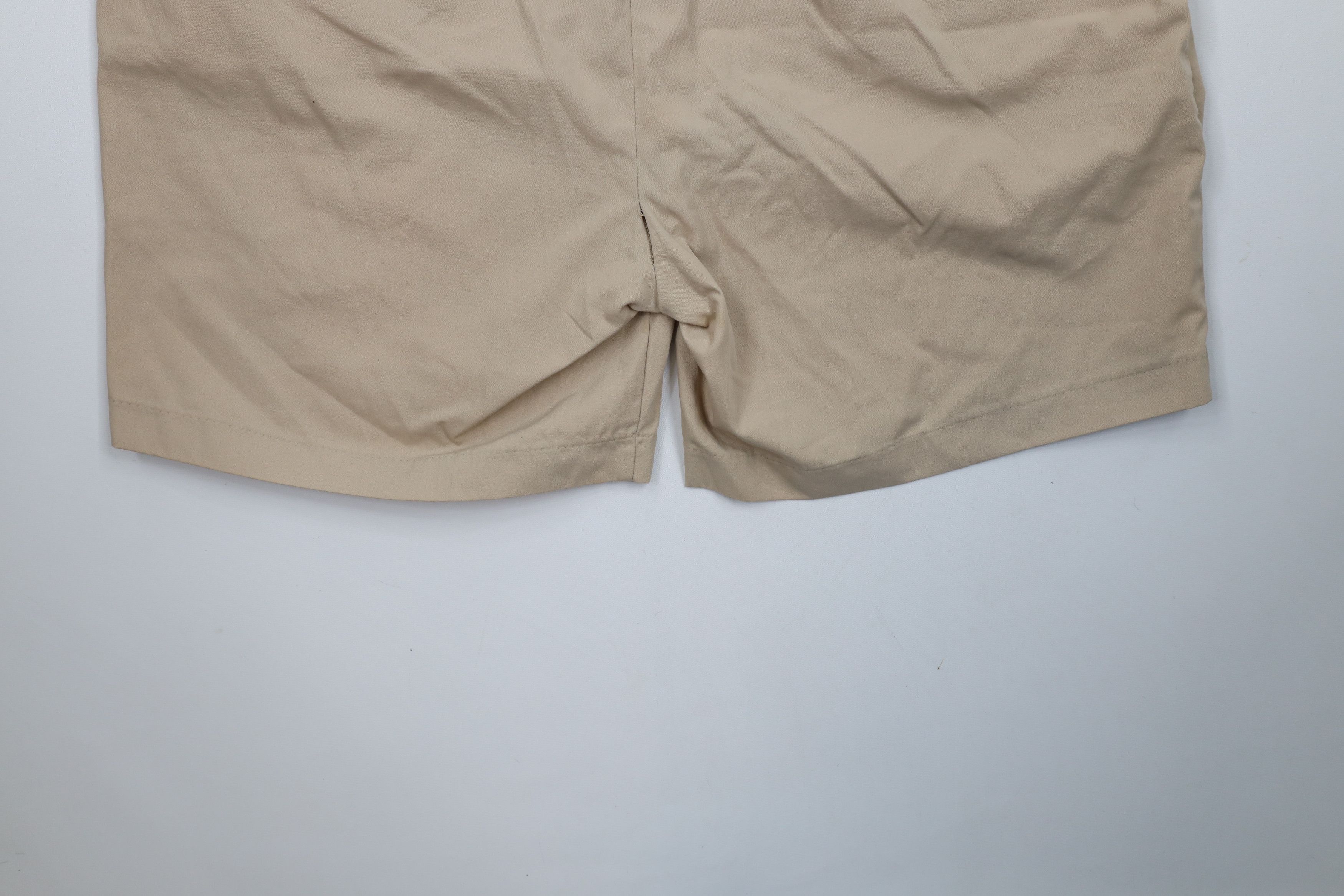 Vintage Vintage 80s 90s Streetwear Above Knee Chino Shorts Beige Size US 42 / EU 58 - 13 Thumbnail
