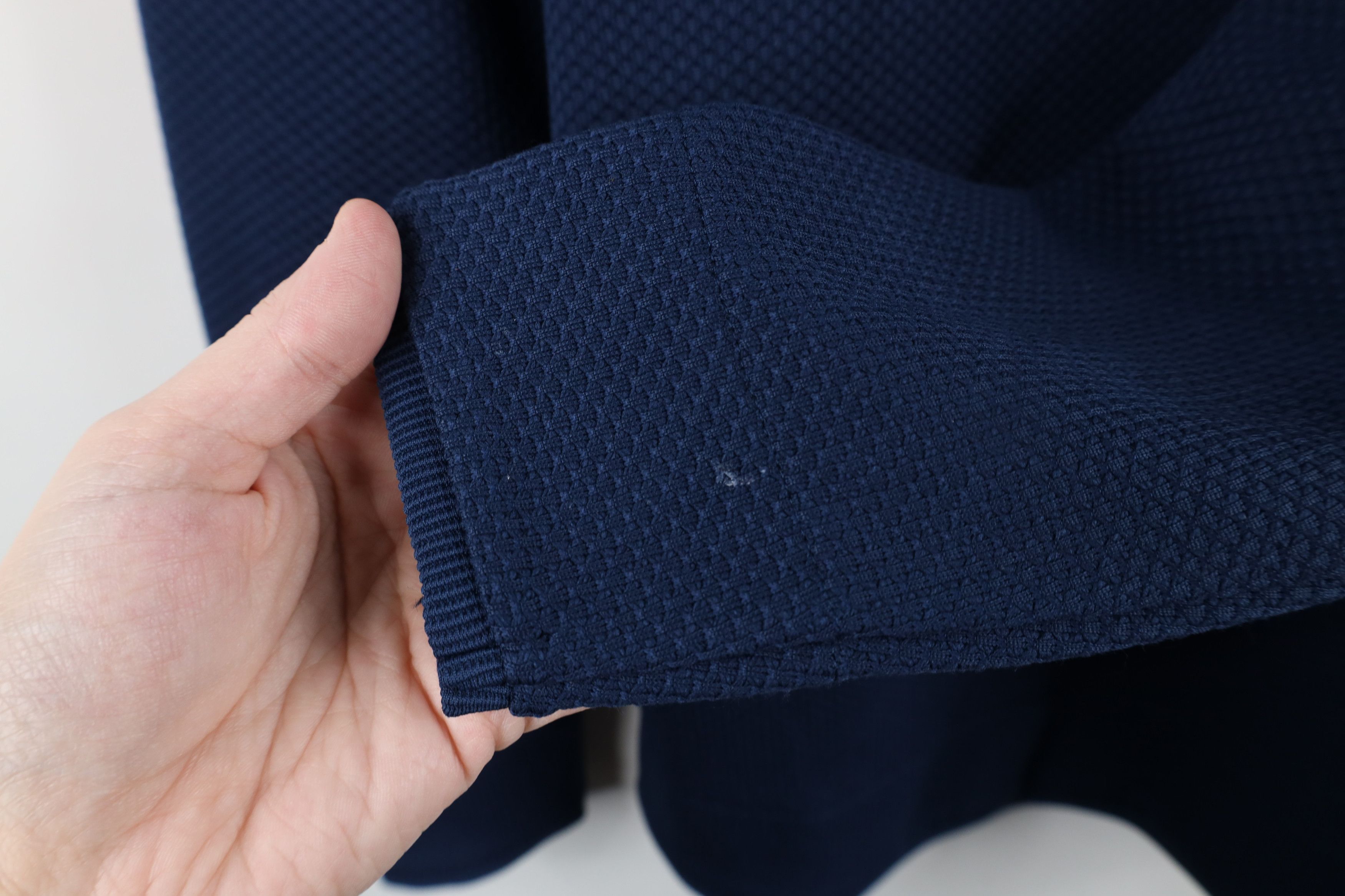 Under Armour × Vintage Under Armour ColdGear Thermal Knit Pullover Top Jacket Blue Size US M / EU 48-50 / 2 - 8 Thumbnail