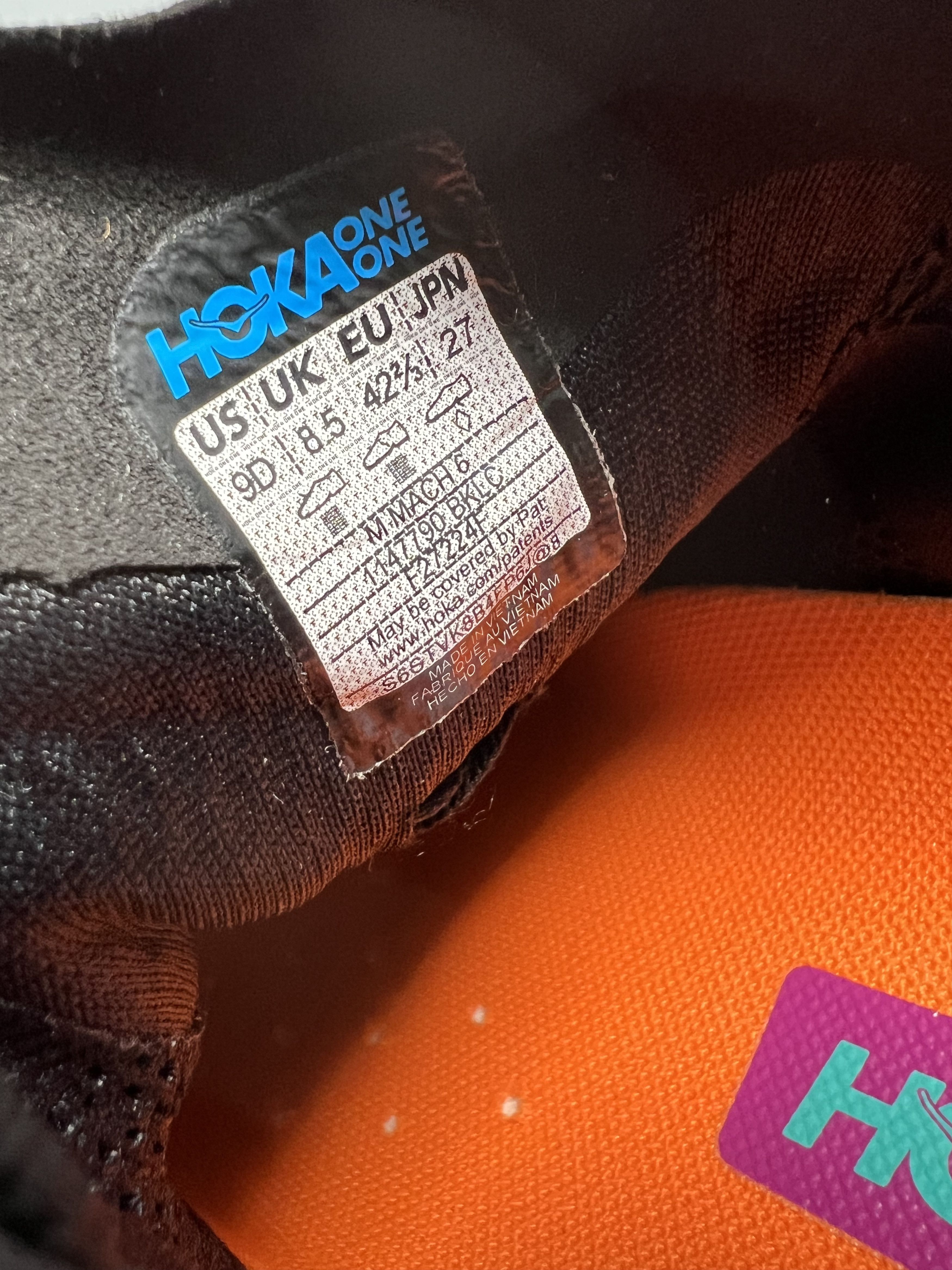 Hoka 9D Hoka One One Mach 6 Men's Running Shoes Size US 9 / EU 42 - 17 Thumbnail