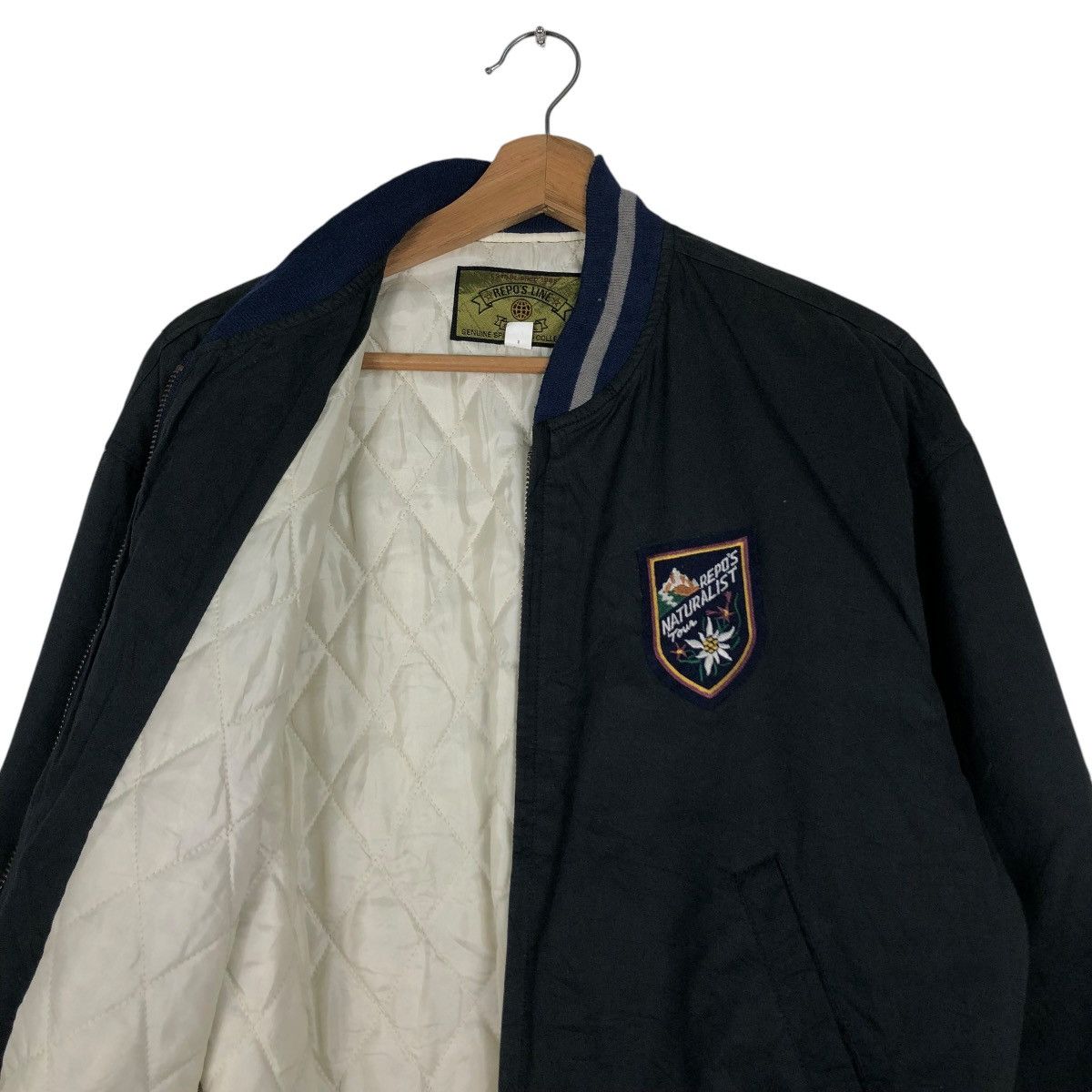 Japanese Brand 🔥VINTAGE BOMBER JACKET FLY REPO’S LINE ISSEY MIYAKE Size US M / EU 48-50 / 2 - 12 Thumbnail