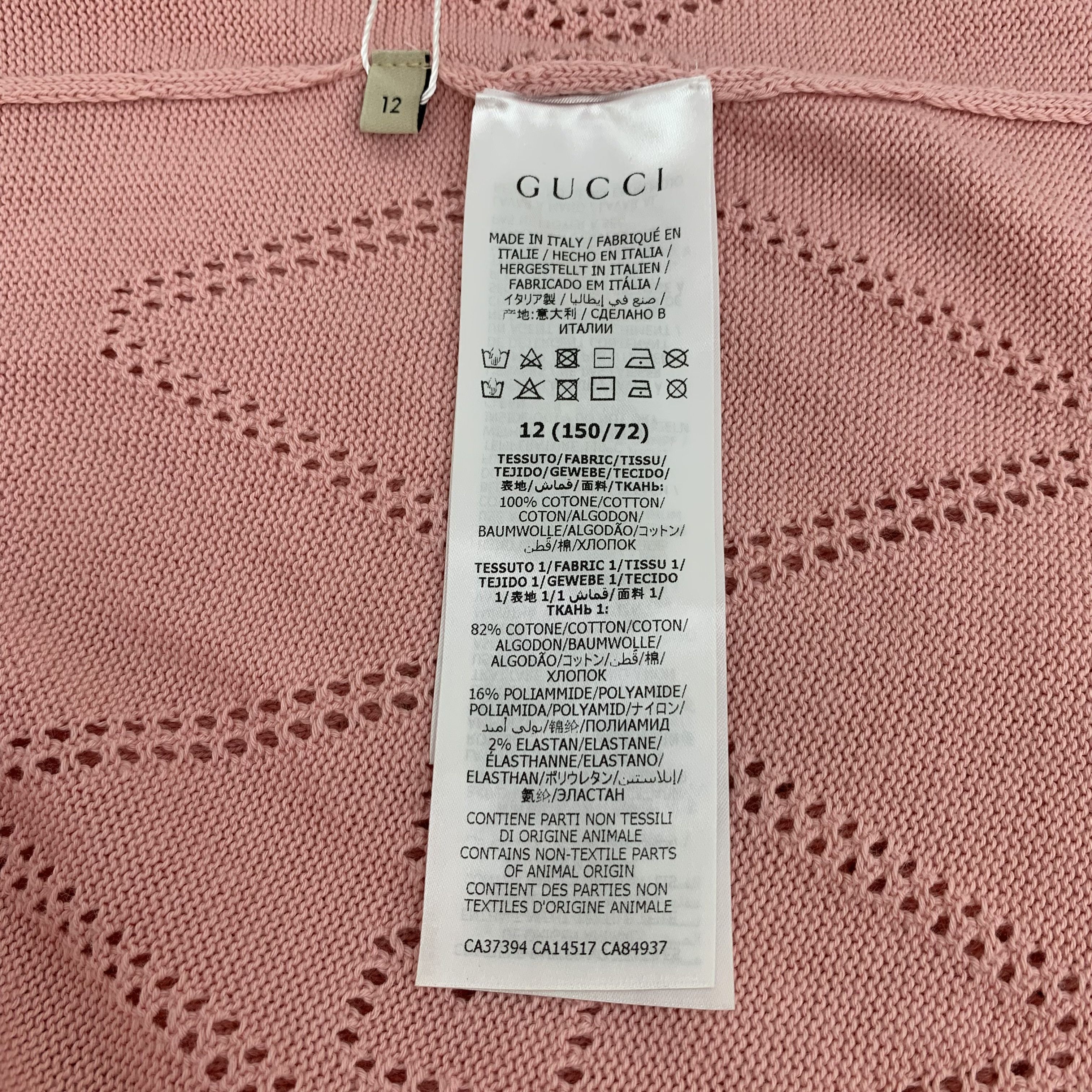 Gucci Gucci Pink V-Neck Sleeveless Knit Dress 12 Size XL / US 12-14 / IT 48-50 - 5 Thumbnail