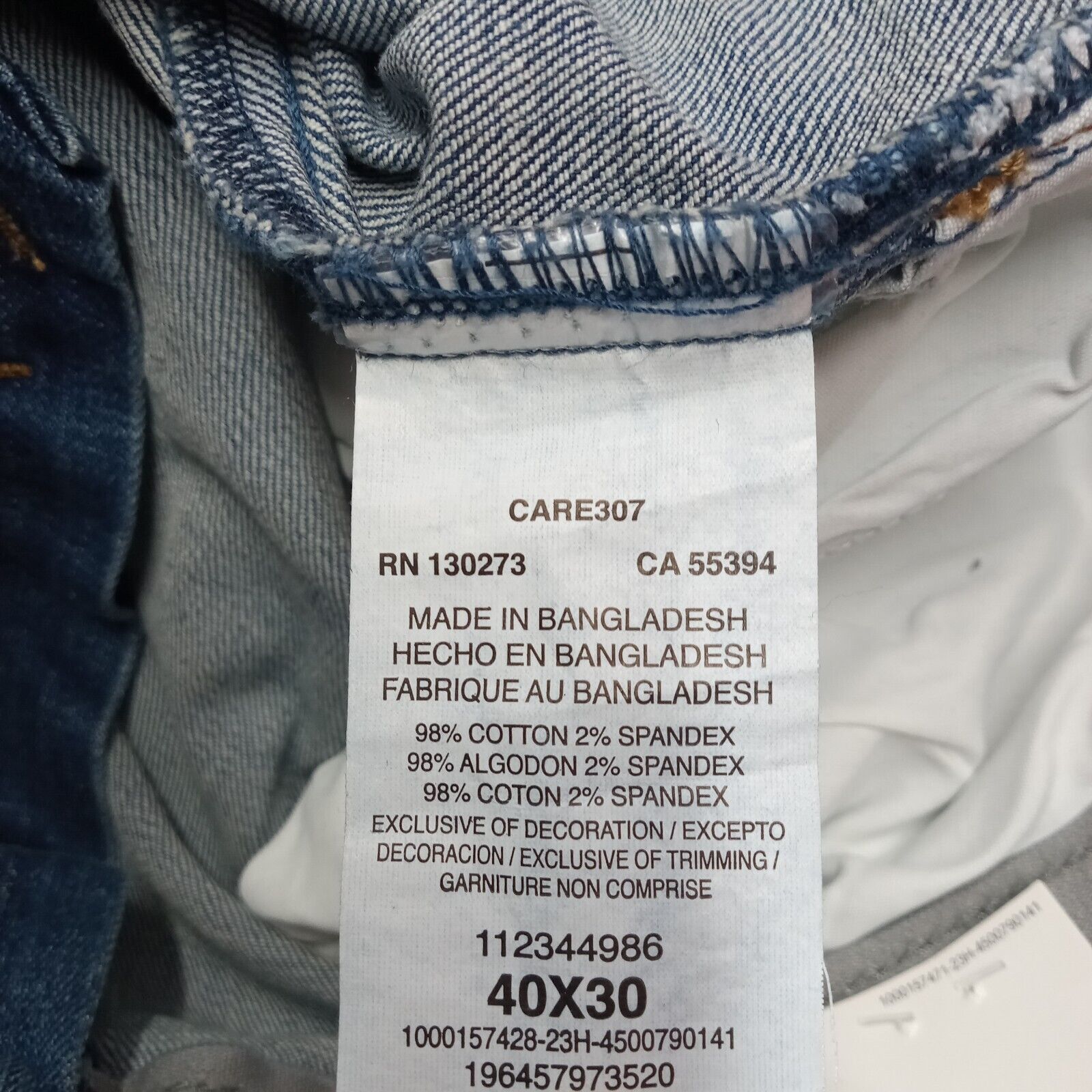 Lee Lee Performance Motion Straight Tapered Blue Jeans 40x30 Size US 40 / EU 56 - 5 Thumbnail
