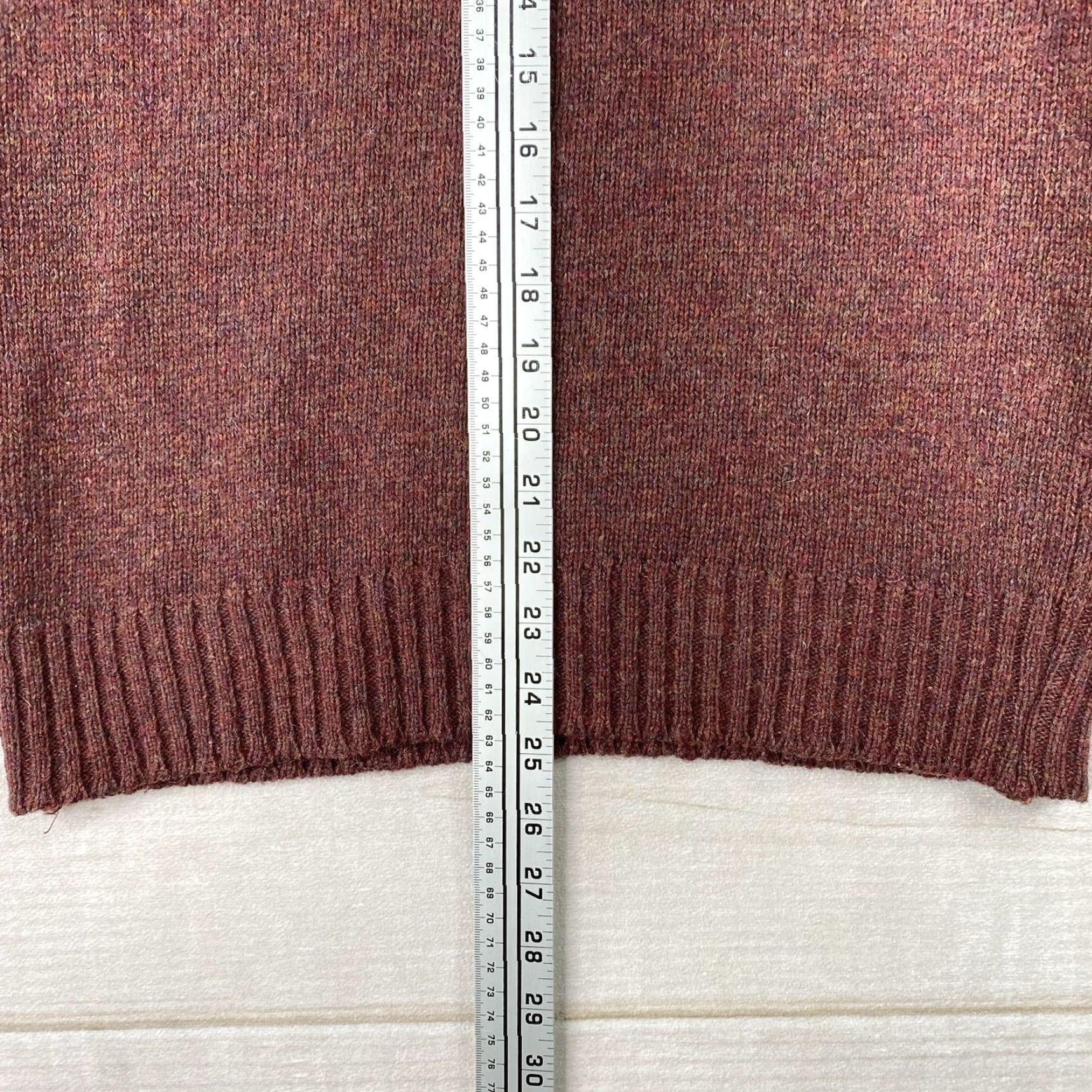 Vintage VINTAGE City Casuals Sweater Polo Logo Embroidered 3-D Knit Wool Blend M Burgundy Red Geometric 1980s Mens Size US M / EU 48-50 / 2 - 6 Thumbnail