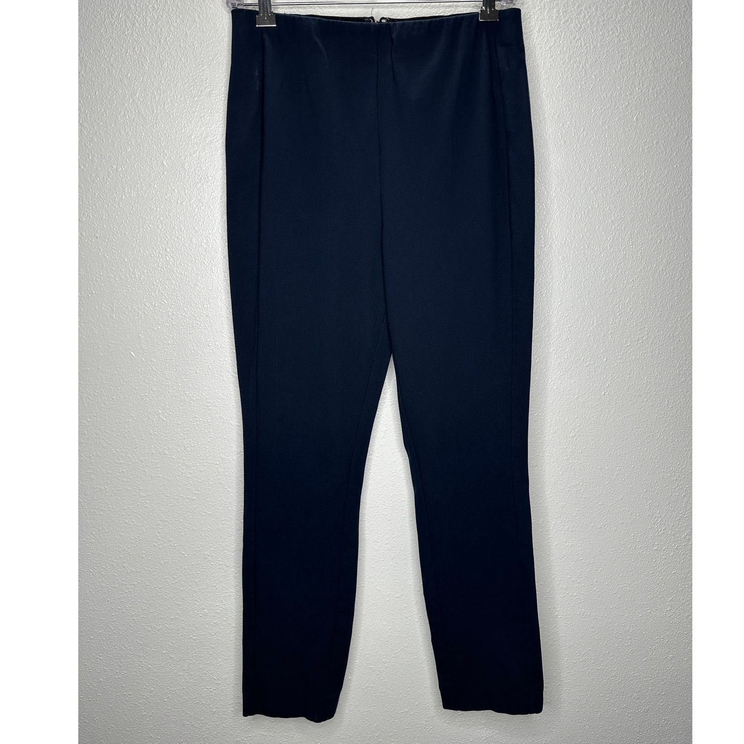 Rag & Bone rag & bone Navy Blue Stretch Back Zip High Waist Trouser 8 Size 30" / US 8 / IT 44 - 2 Thumbnail